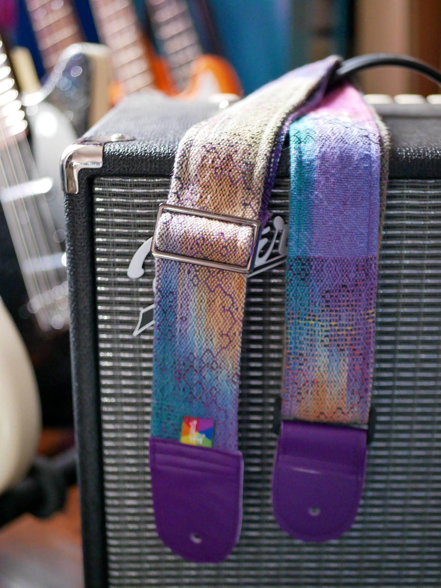Handwoven Guitar Straps - Magic Forest - Free US Shipping