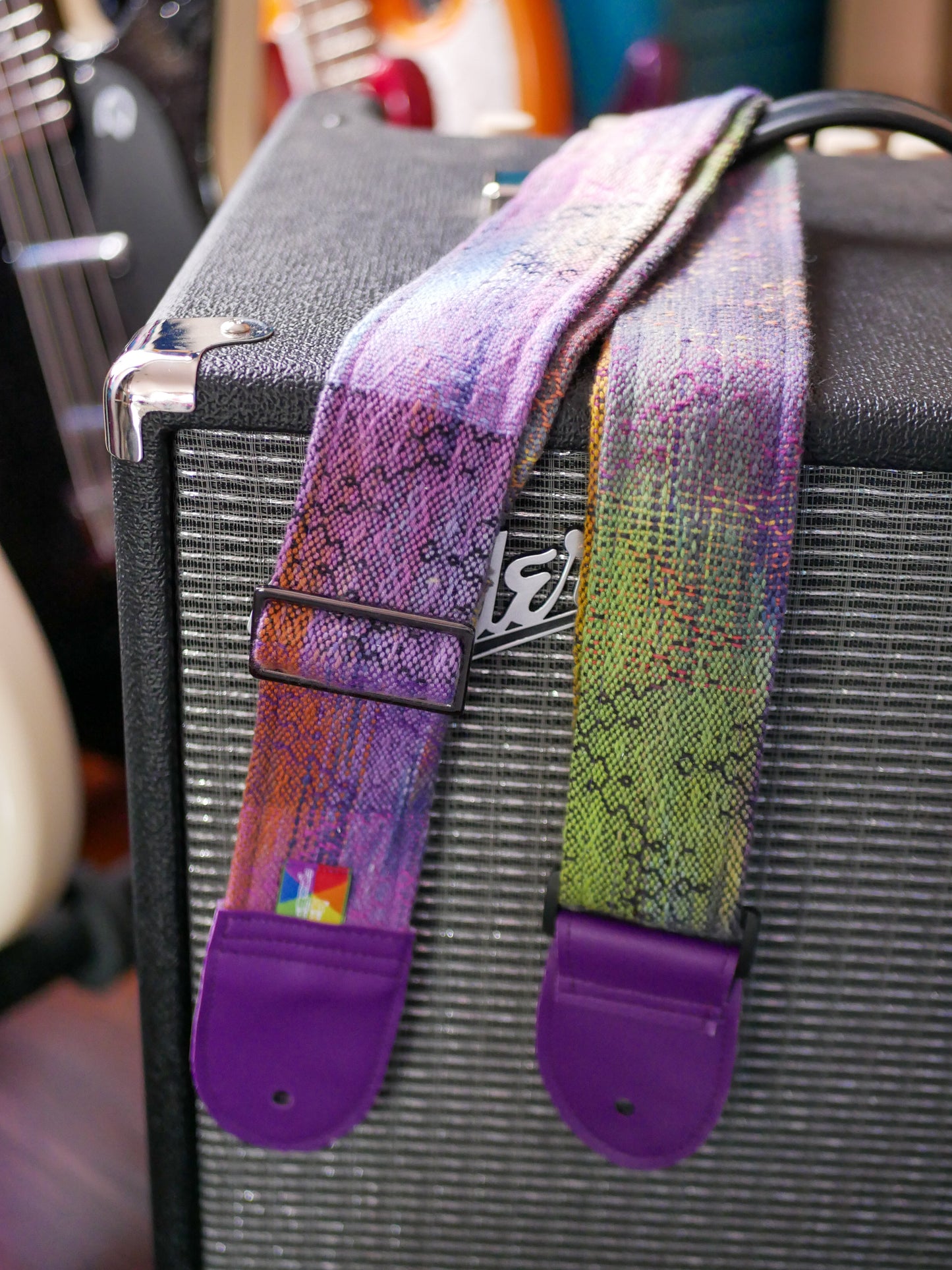 Handwoven Guitar Straps - Magic Forest - Free US Shipping