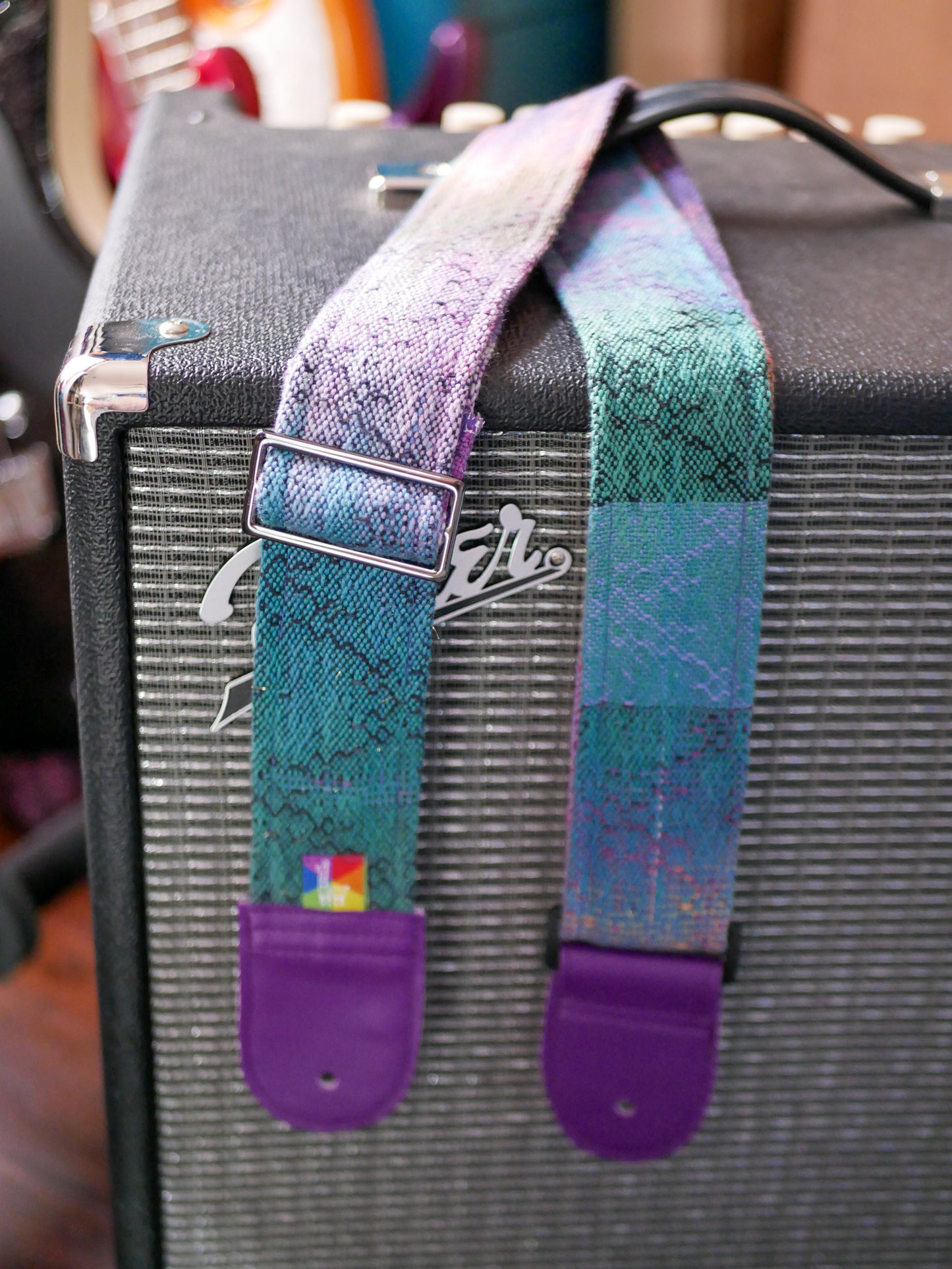 Handwoven Guitar Straps - Magic Forest - Free US Shipping