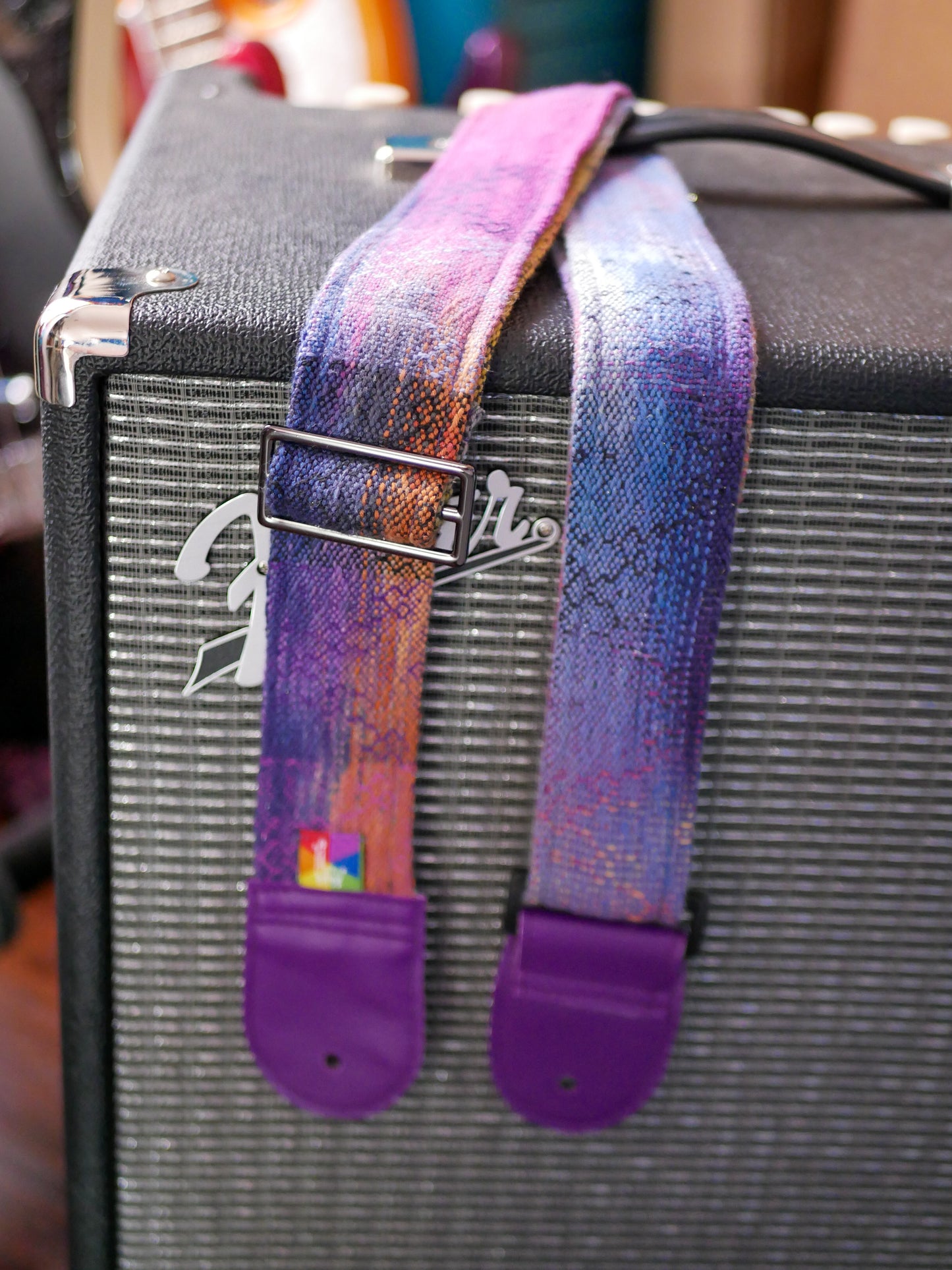 Handwoven Guitar Straps - Magic Forest - Free US Shipping