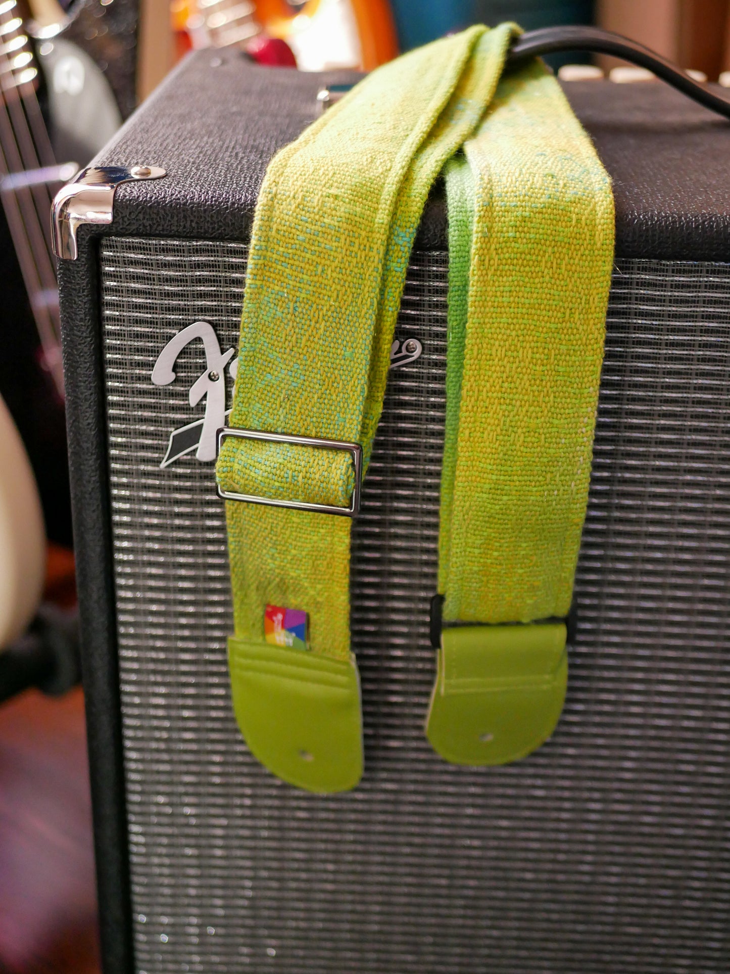 Handwoven Guitar Straps - Get Off My Lawn! - Free US Shipping