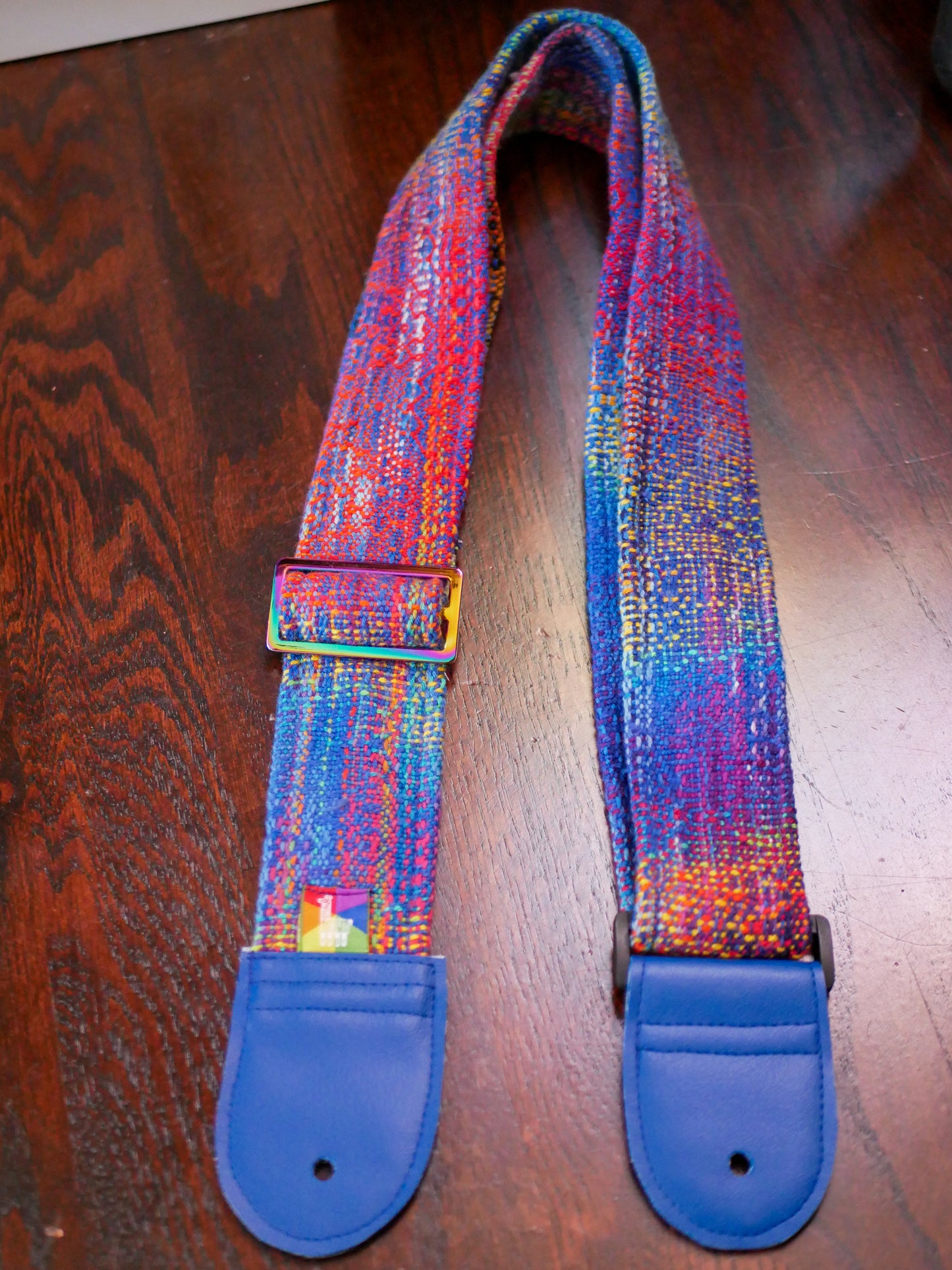 Handwoven Guitar Straps - Metamorphosis (shorter than usual length)