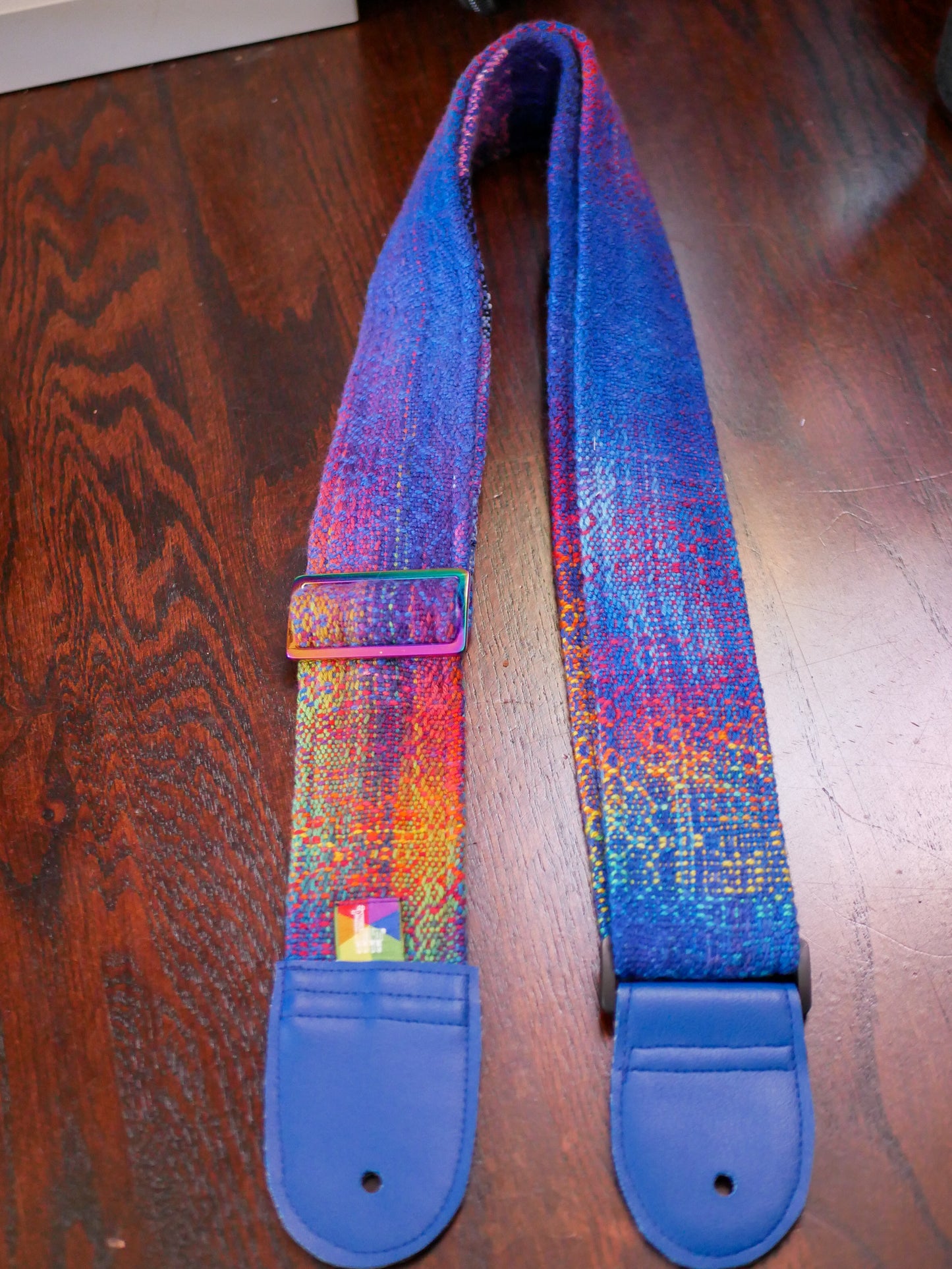 Handwoven Guitar Straps - Metamorphosis (shorter than usual length)