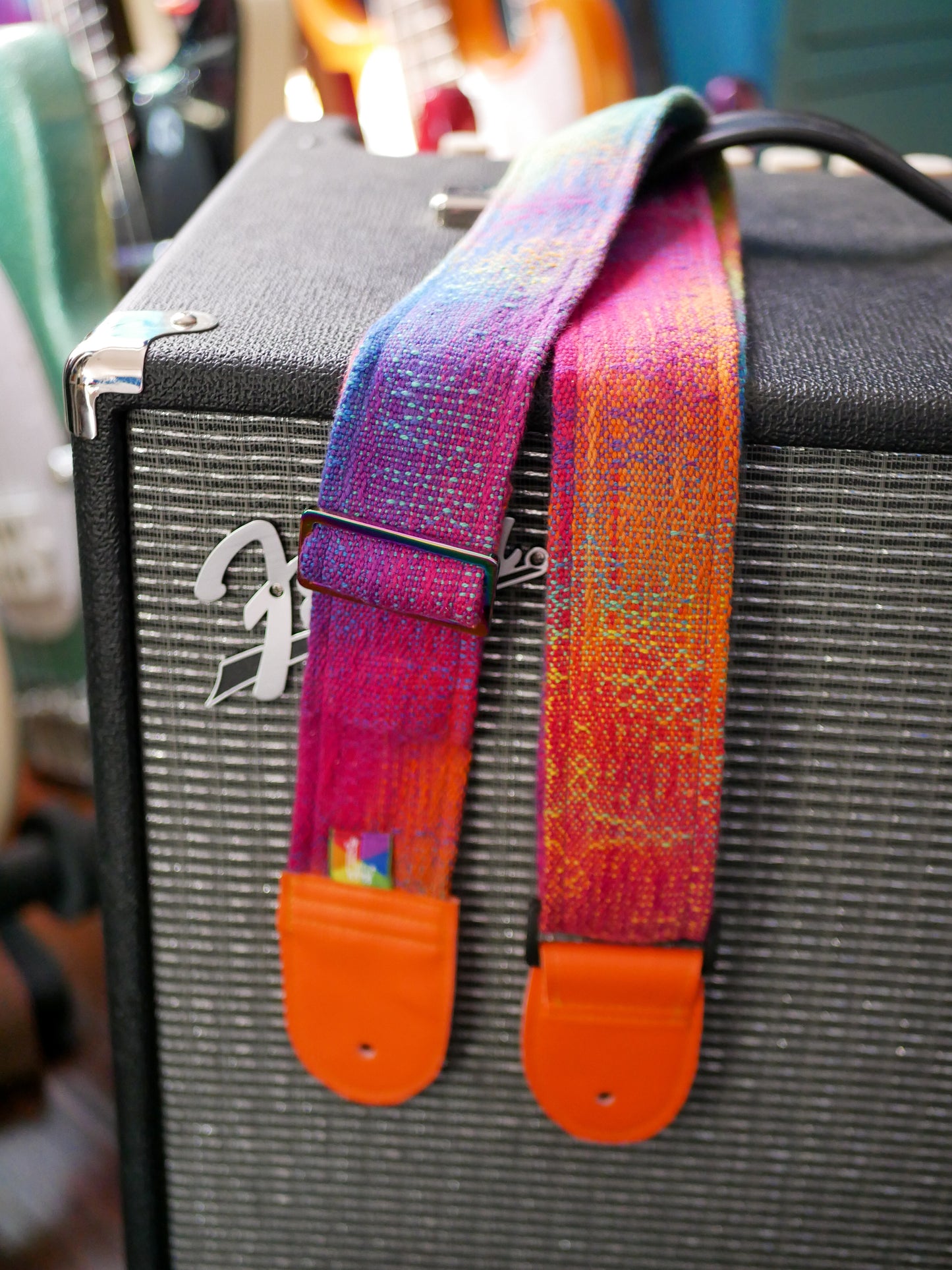 Handwoven Guitar Straps - Chromatherapy v2 - Free US Shipping
