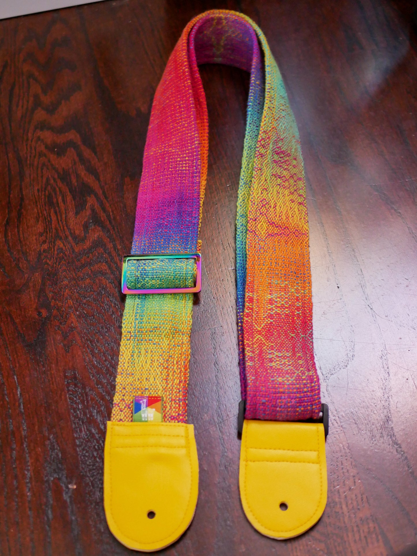 Handwoven Guitar Straps - Chromatherapy v2 - Free US Shipping