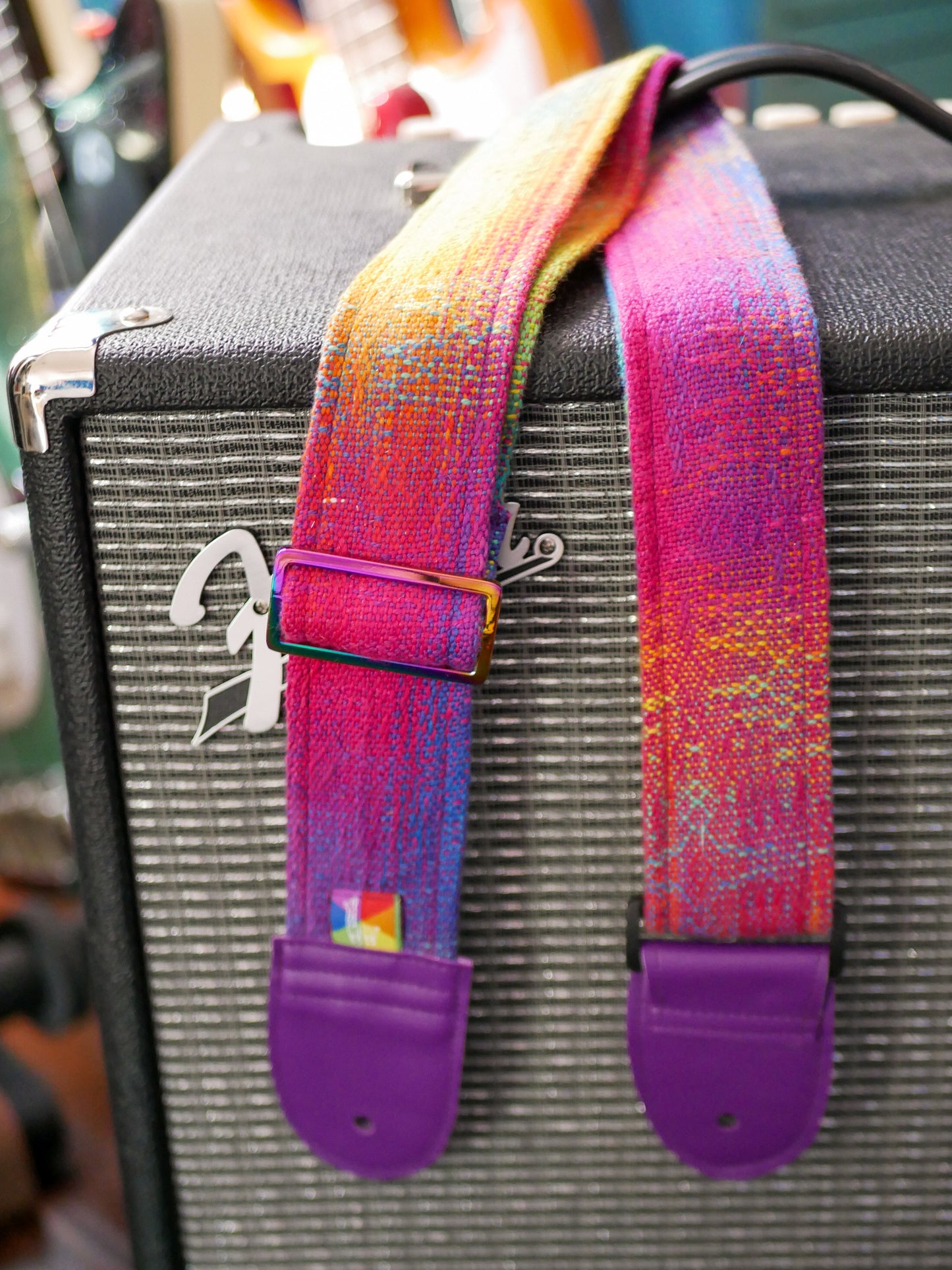 Handwoven Guitar Straps - Chromatherapy v2 - Free US Shipping