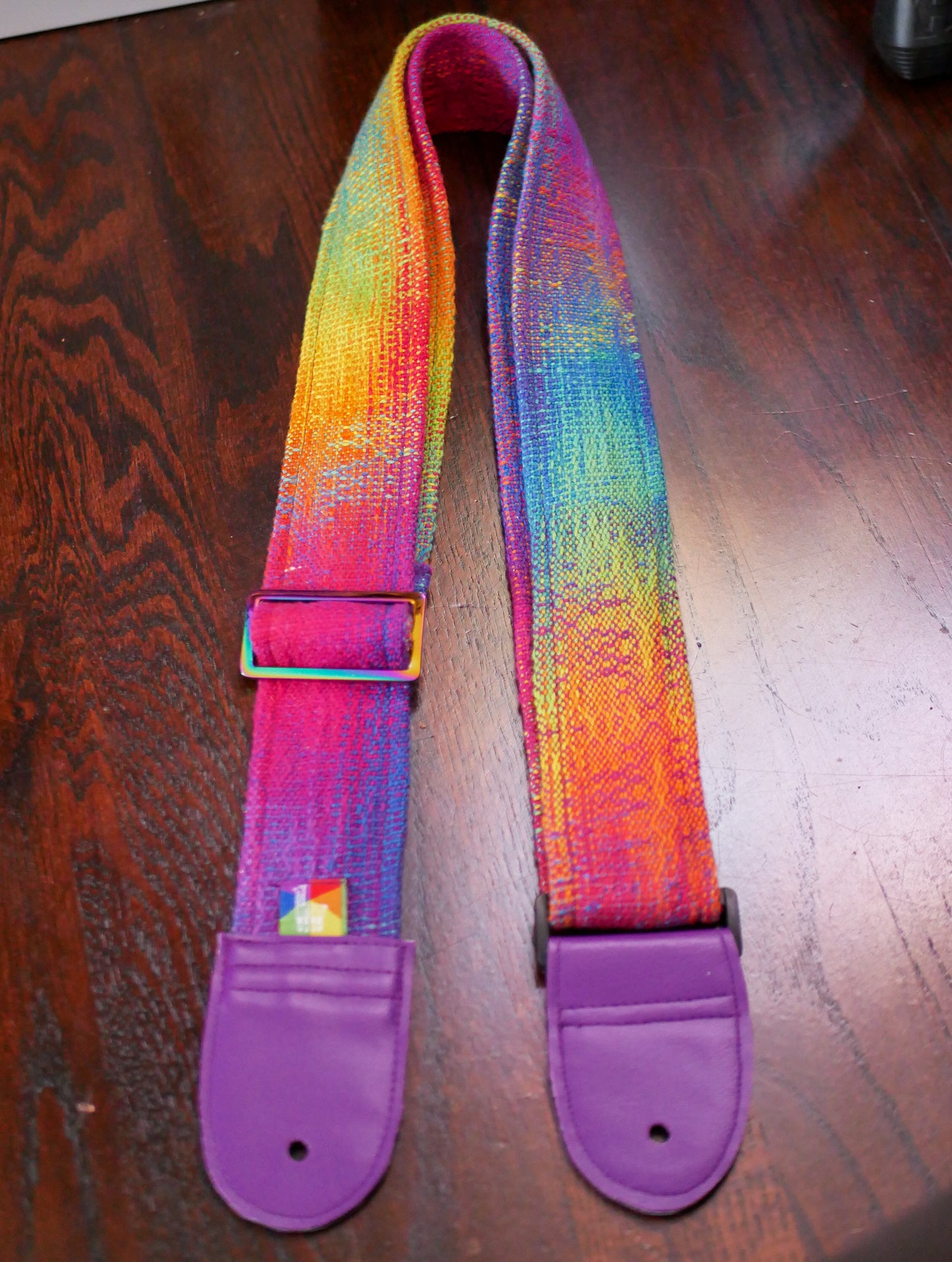 Handwoven Guitar Straps - Chromatherapy v2 - Free US Shipping
