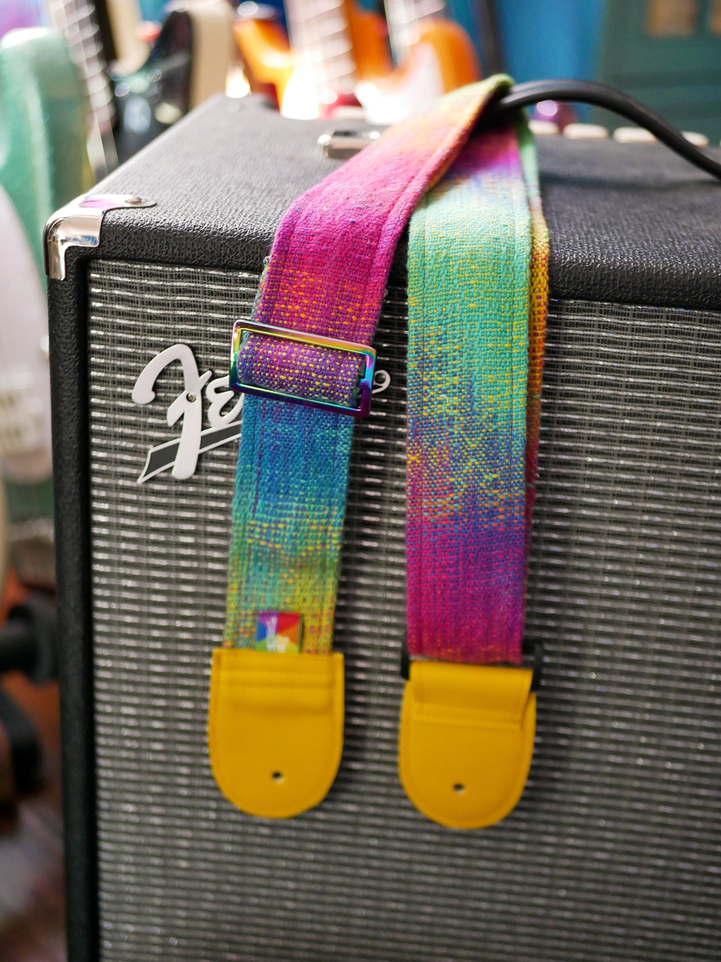 Handwoven Guitar Straps - Chromatherapy v2 - Free US Shipping