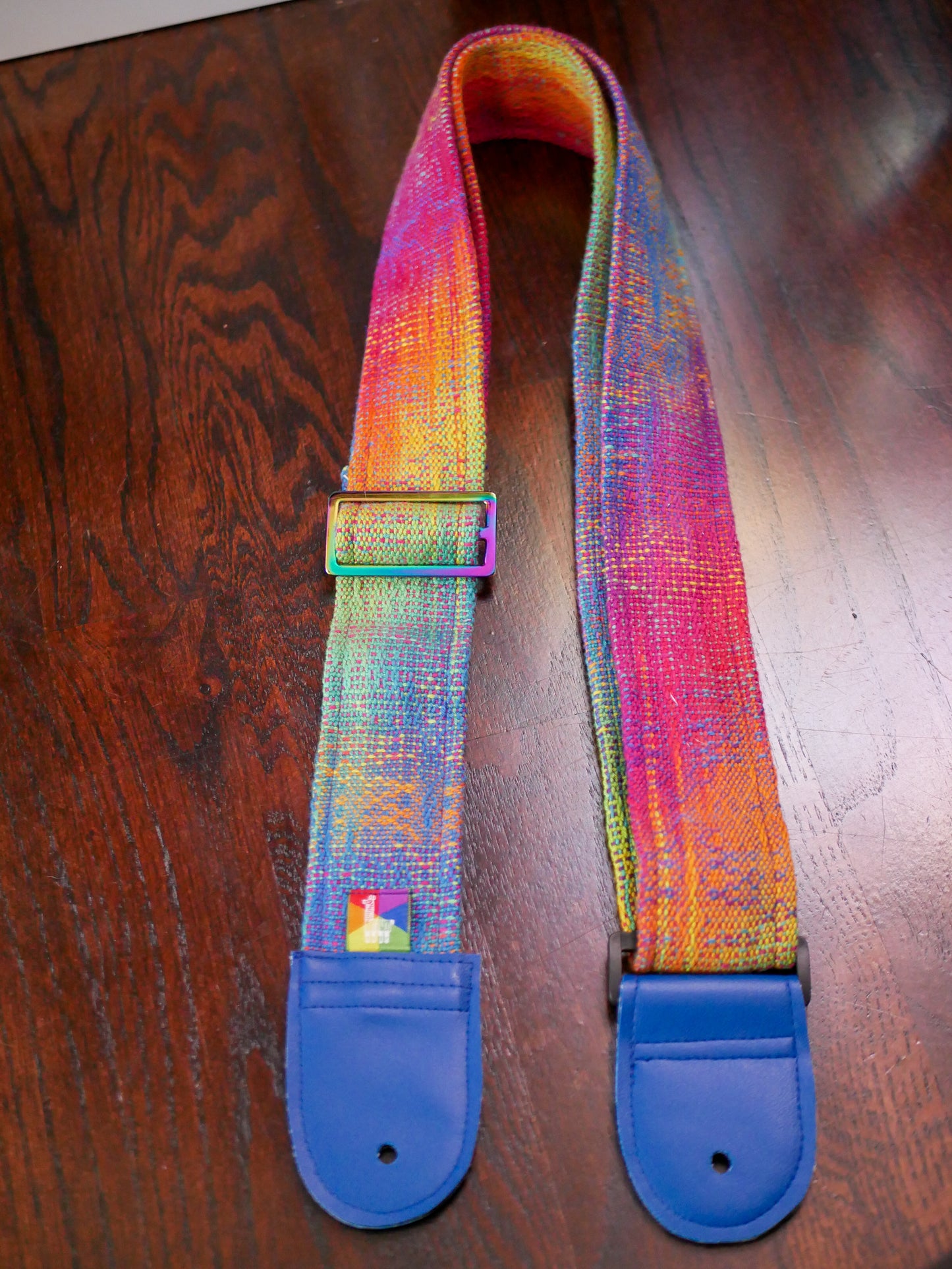 Handwoven Guitar Straps - Chromatherapy v2 - Free US Shipping