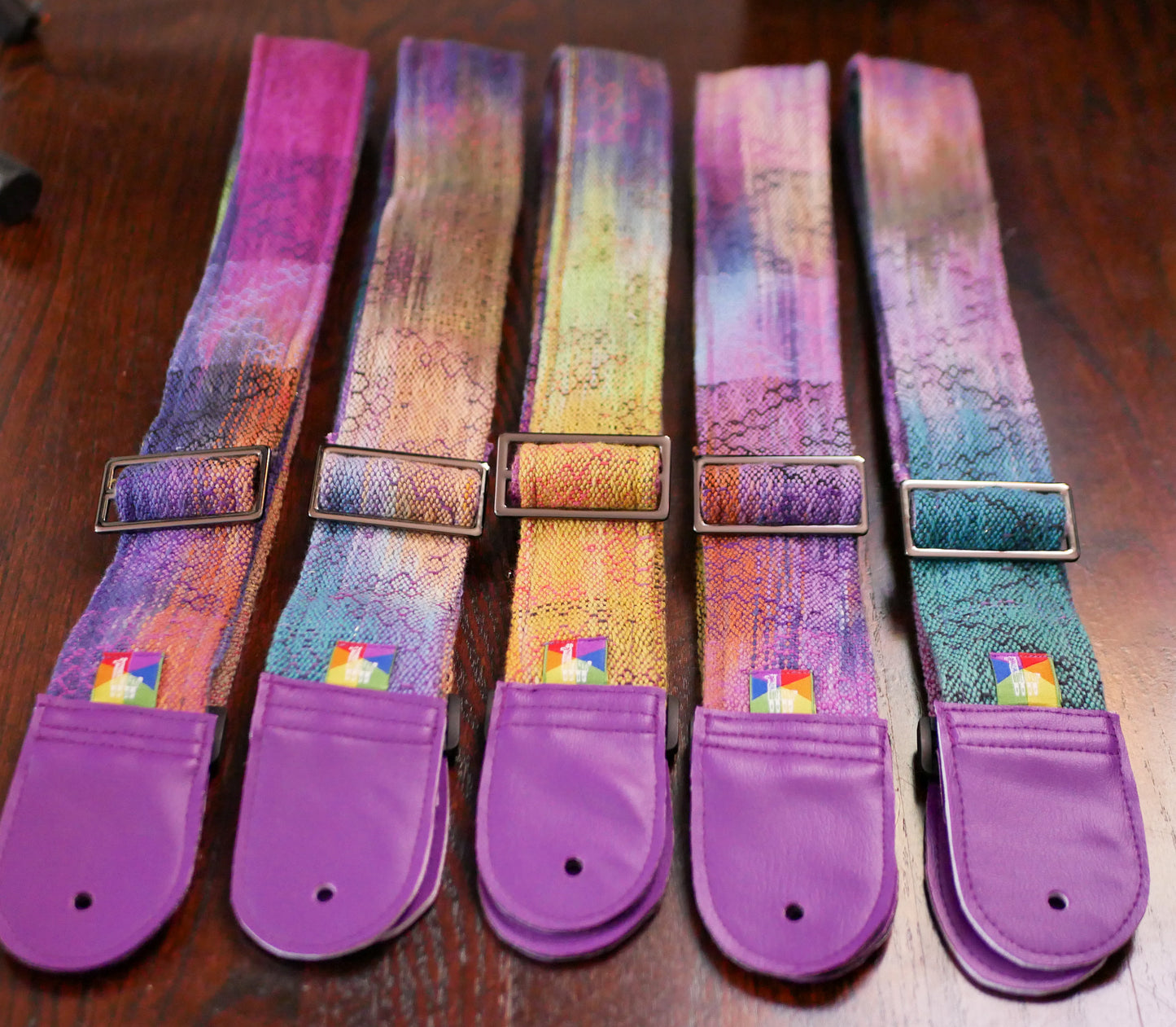 Handwoven Guitar Straps - Magic Forest - Free US Shipping