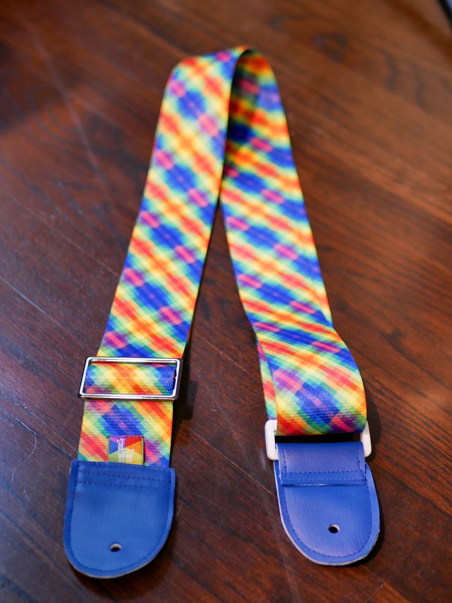 READY TO SHIP Rainbow Guitar Straps - Free US Shipping