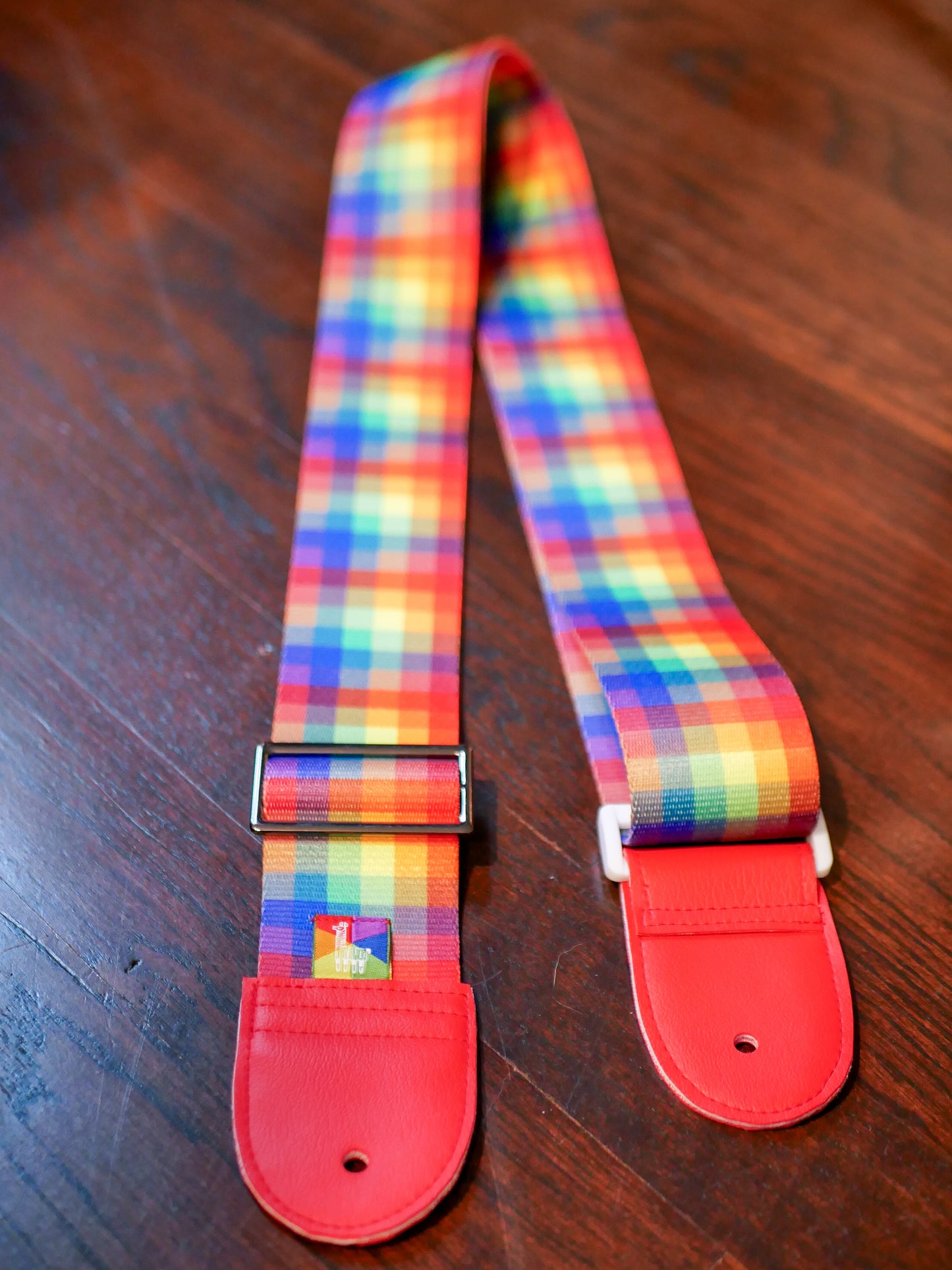 READY TO SHIP Rainbow Guitar Straps - Free US Shipping
