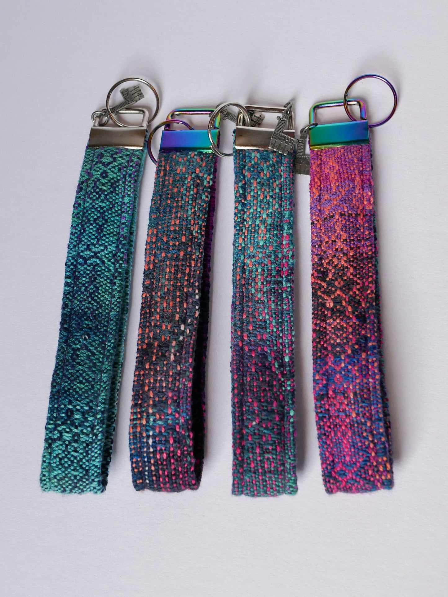 Handwoven Key Fobs - Surfin' Cow