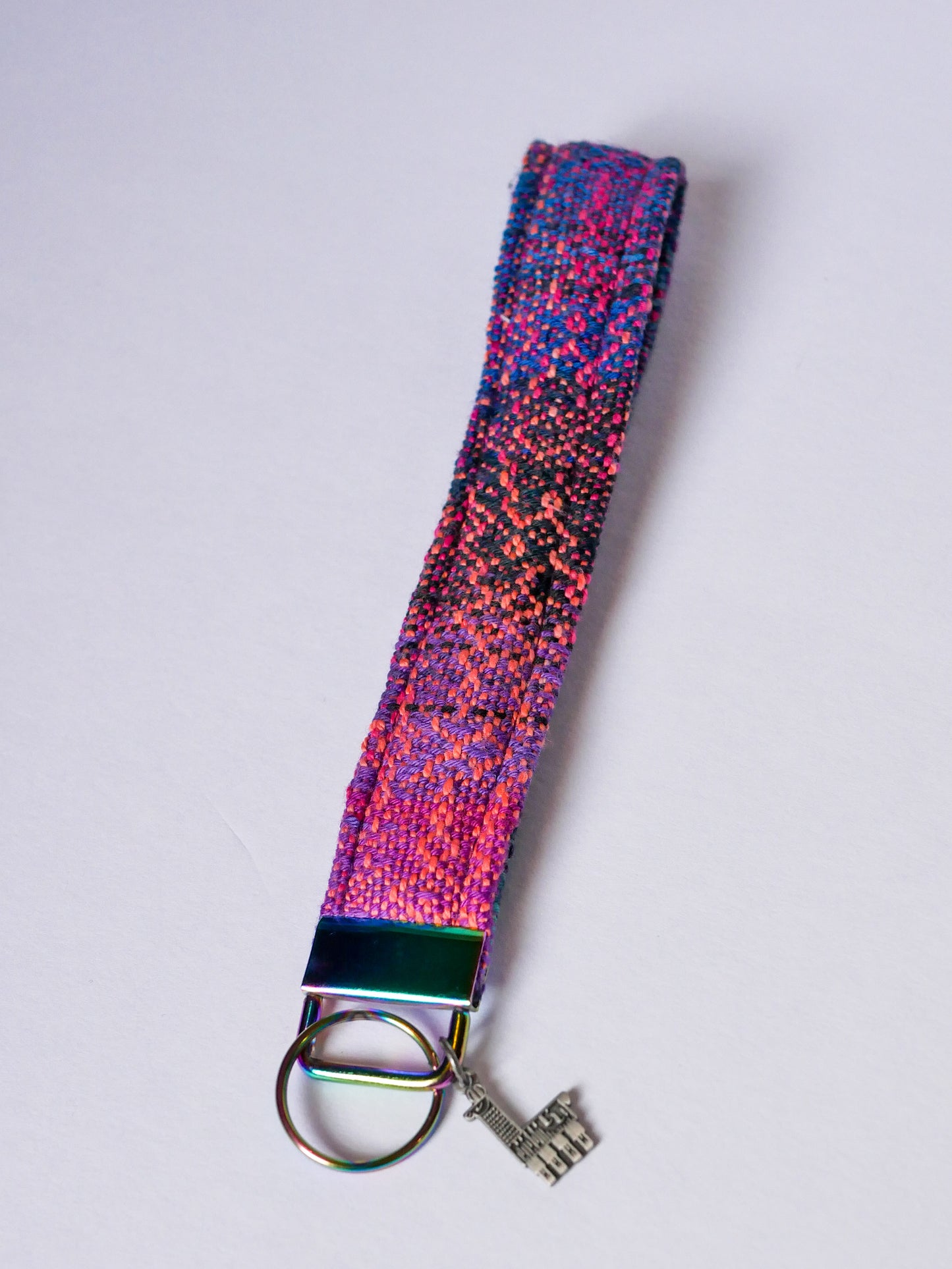 Handwoven Key Fobs - Surfin' Cow