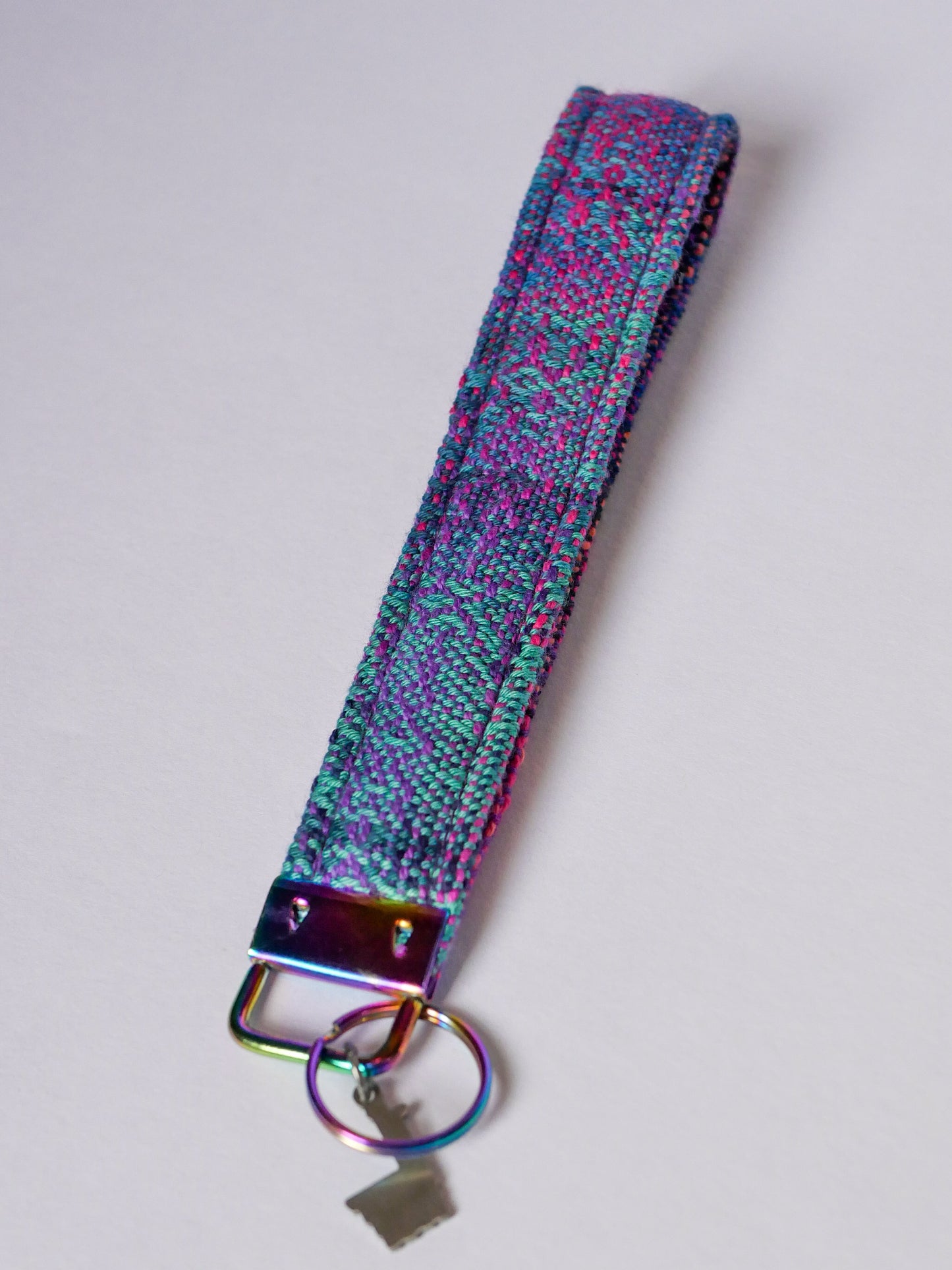 Handwoven Key Fobs - Surfin' Cow