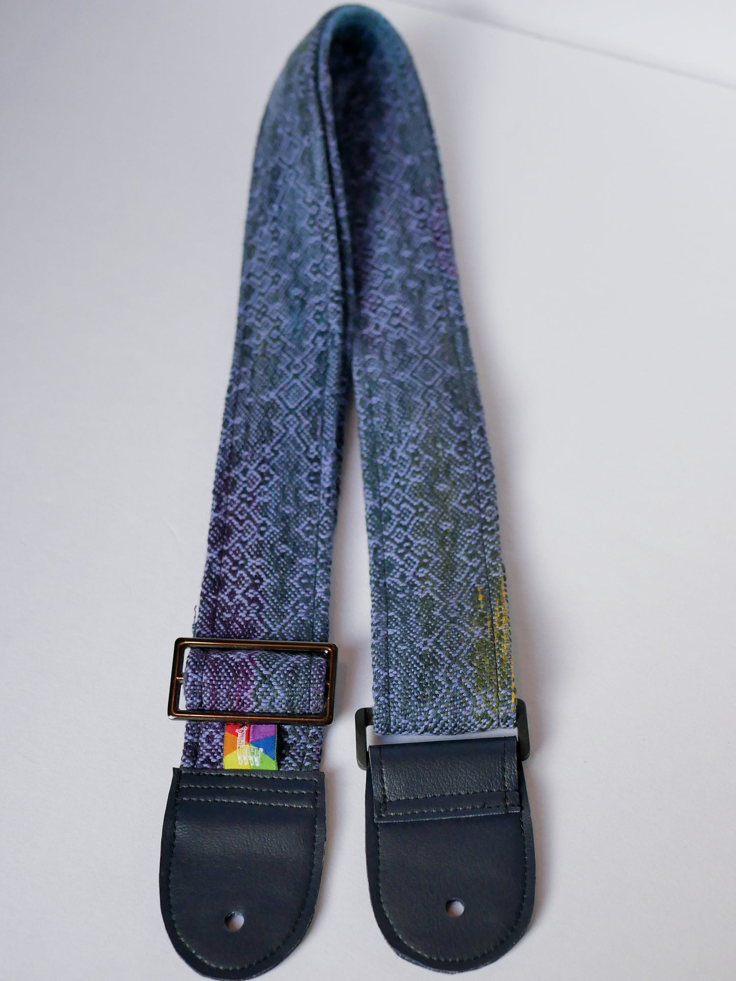 Handwoven Guitar Strap - Periwinkle Galaxy