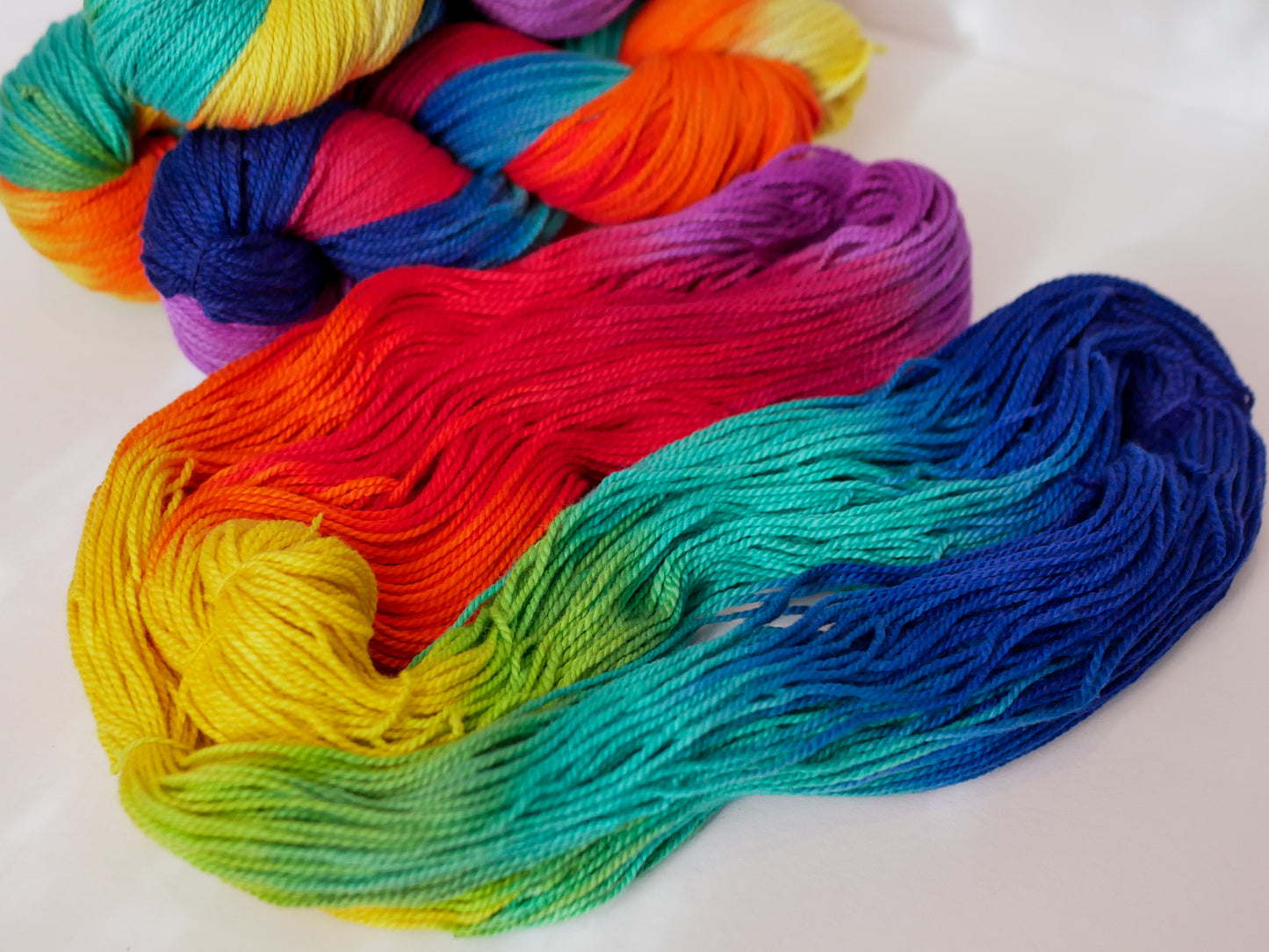 Handpainted 2-ply DK Weight Georgia Cotton Yarn - Huedini