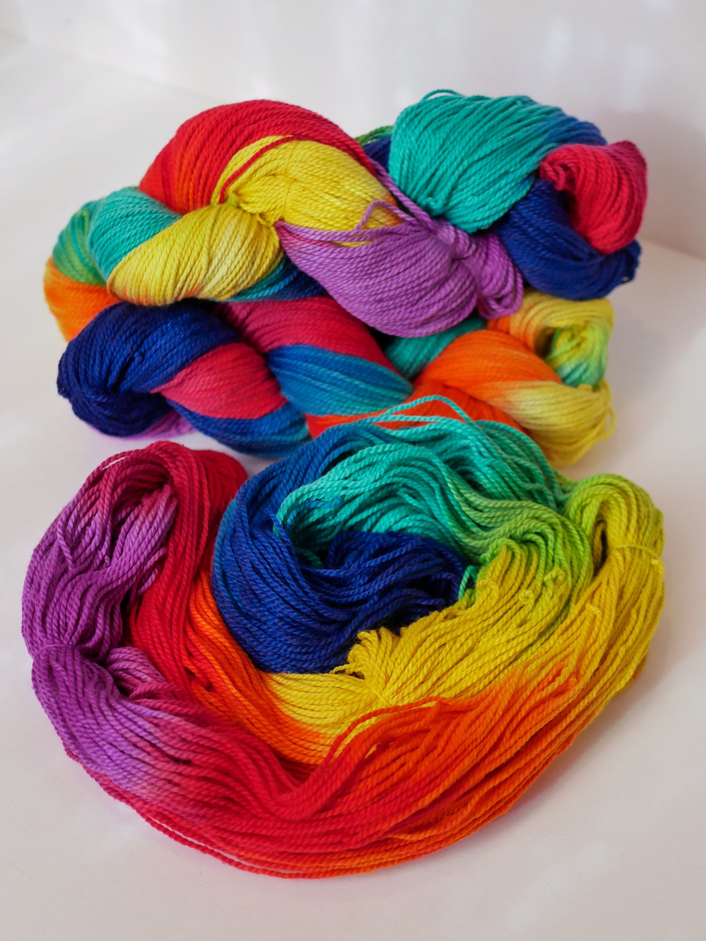 Handpainted 2-ply DK Weight Georgia Cotton Yarn - Huedini