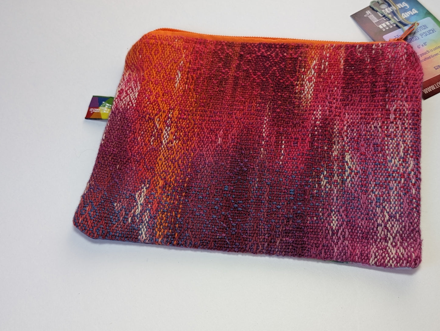 Handwoven Zipper Pouch - Zero Fox warp
