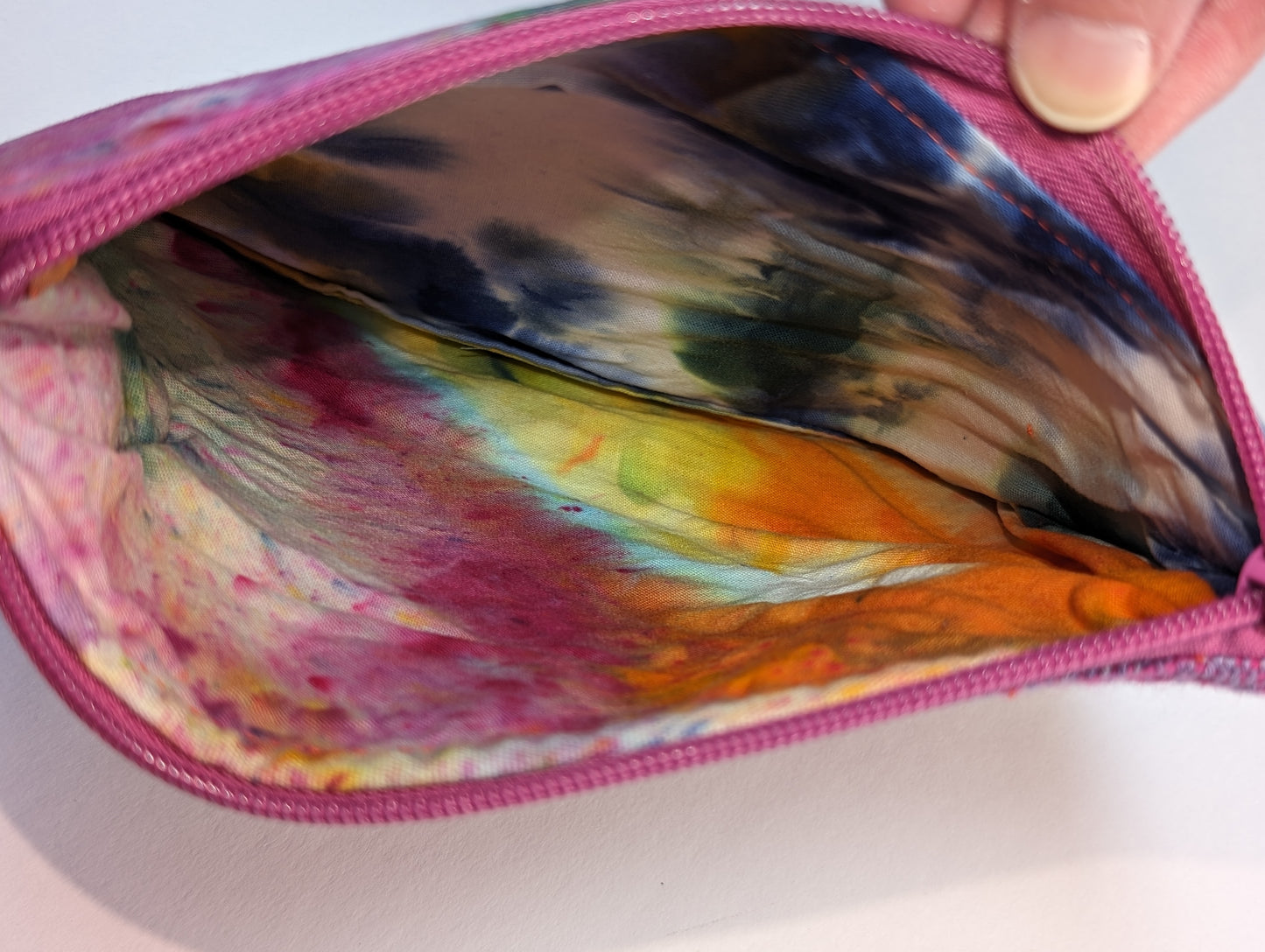 Handwoven Zipper Pouch - Zero Fox warp