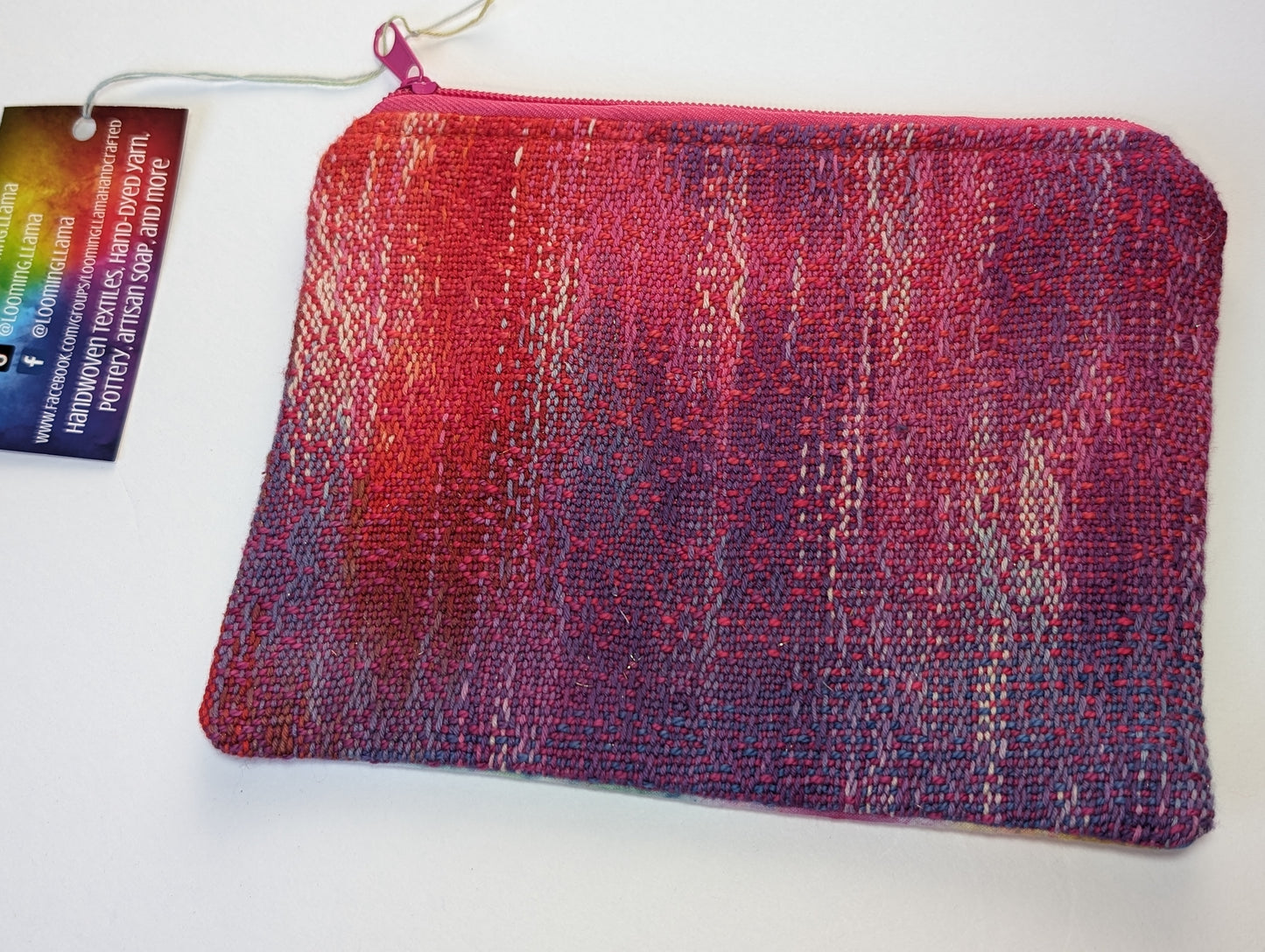 Handwoven Zipper Pouch - Zero Fox warp