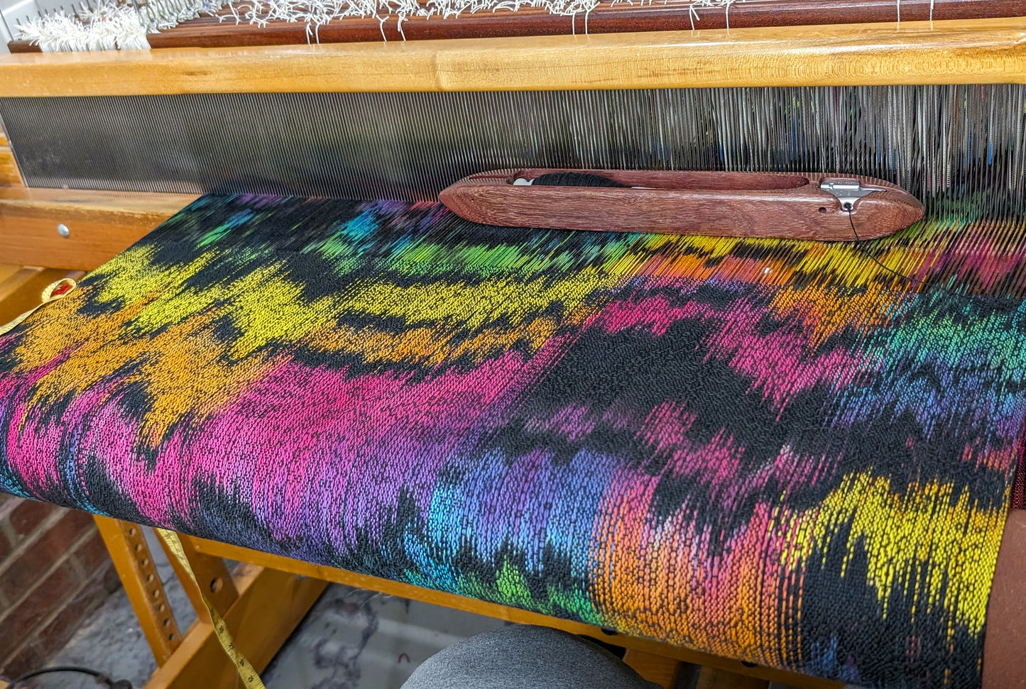 "Butterfly Effect" Handwoven Shawl or Ring Sling conversion piece W1330520242 -- READY TO SHIP