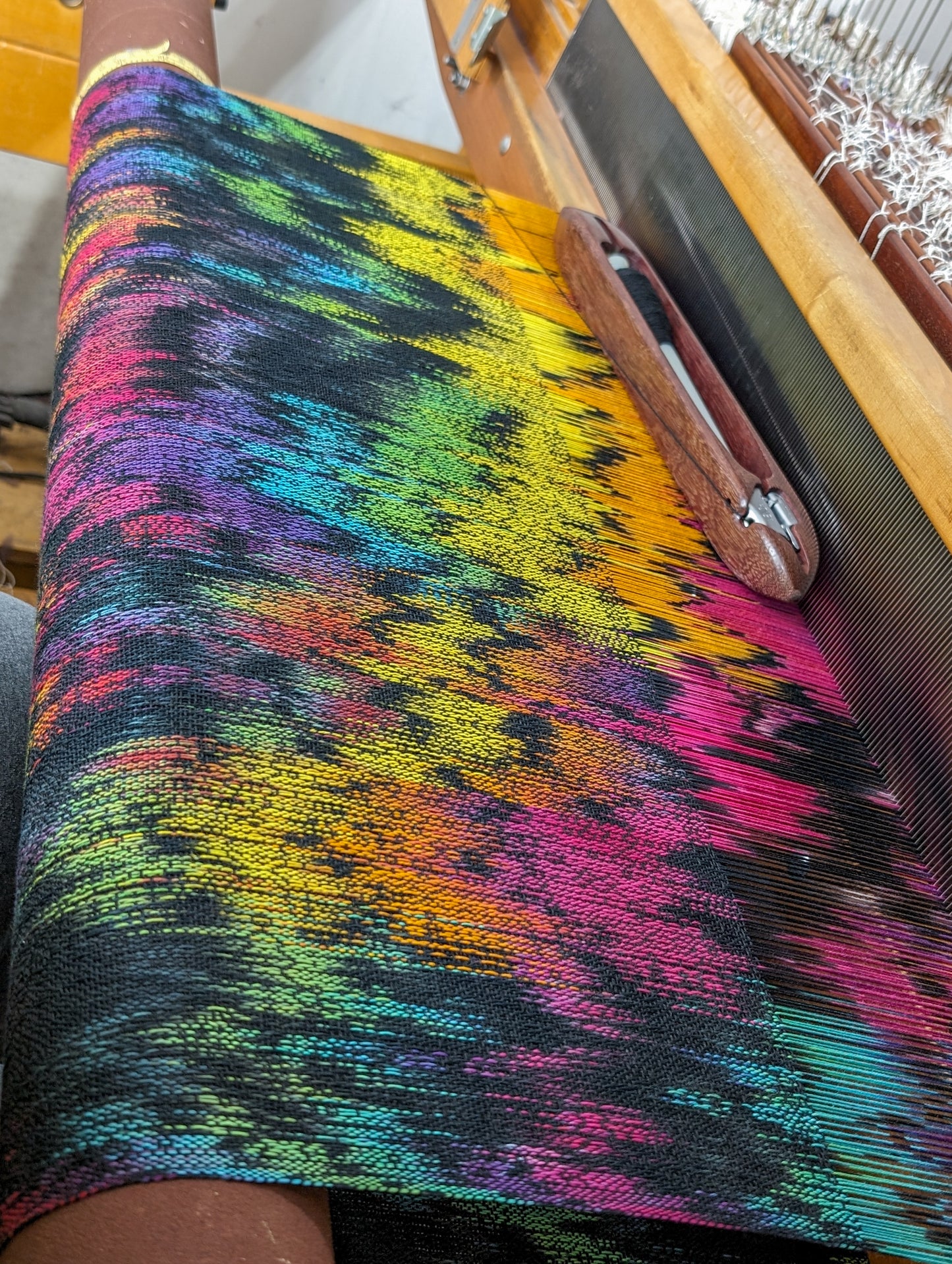"Butterfly Effect" Handwoven Shawl or Ring Sling conversion piece W1330520242 -- READY TO SHIP