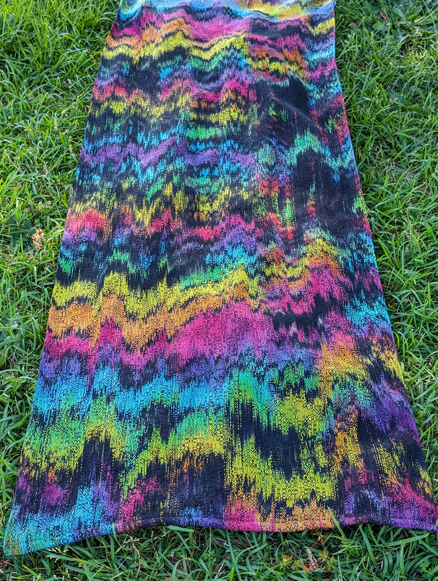 "Butterfly Effect" Handwoven Shawl or Ring Sling conversion piece W1330520242 -- READY TO SHIP