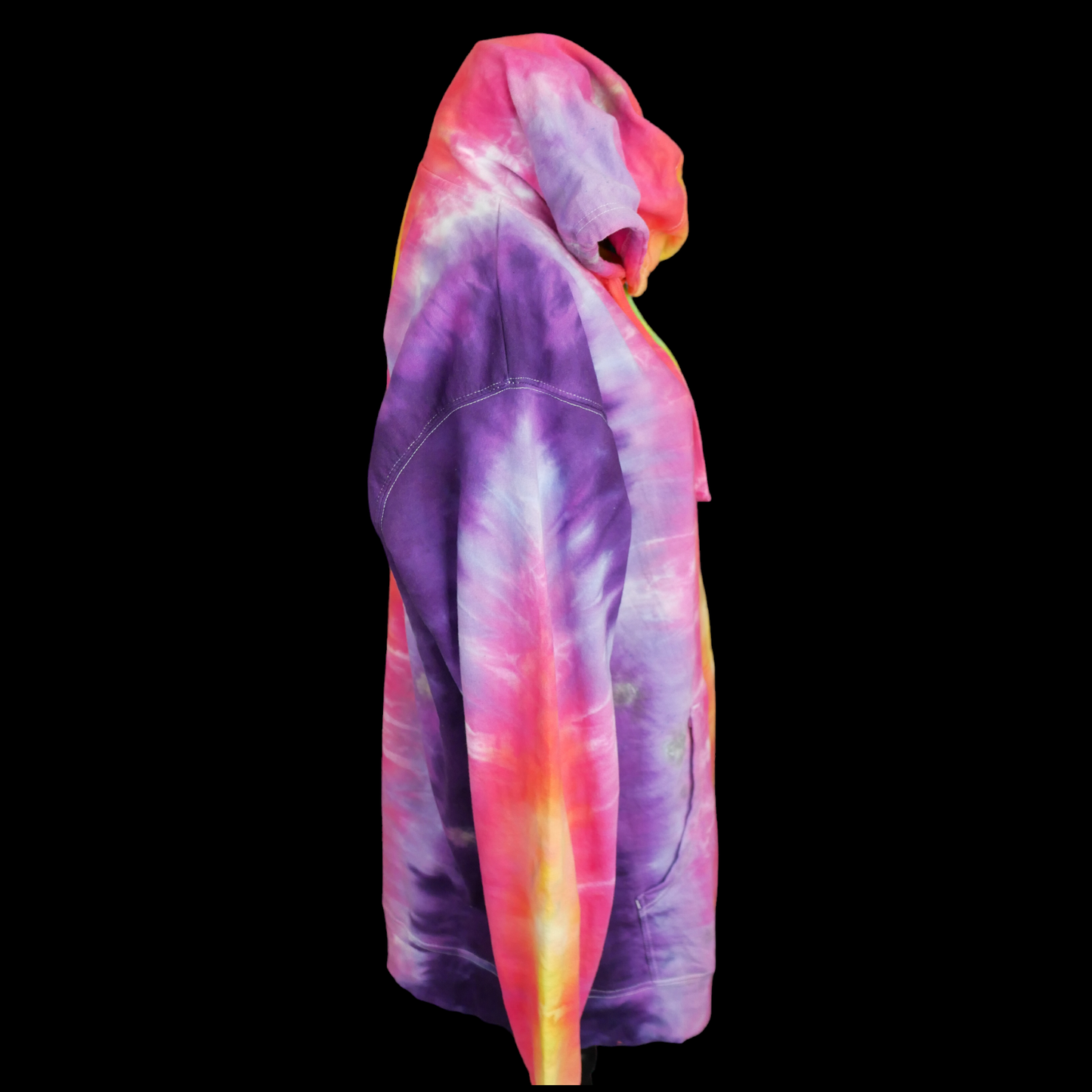 Hand Dyed Hoodie -- Not Before My Coffee! -- Size X-Large -- Ready to Ship