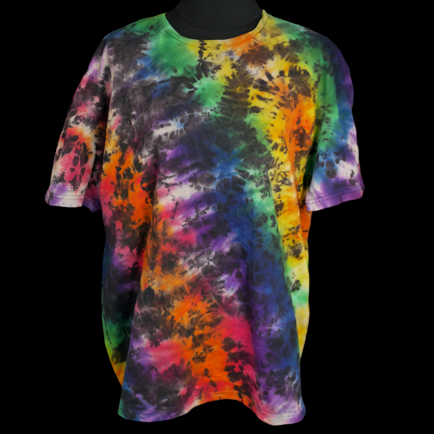 Hand Dyed T-shirt -- Rainbowcore -- Size X-Large -- Ready to Ship
