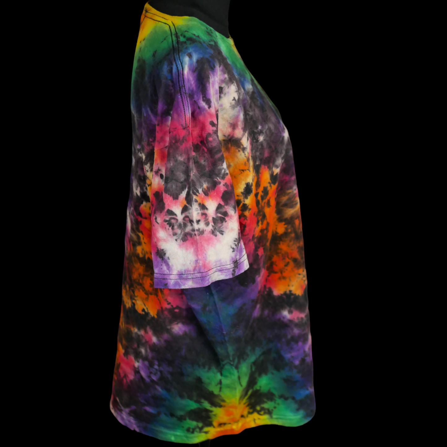 Hand Dyed T-shirt -- Rainbowcore -- Size X-Large -- Ready to Ship