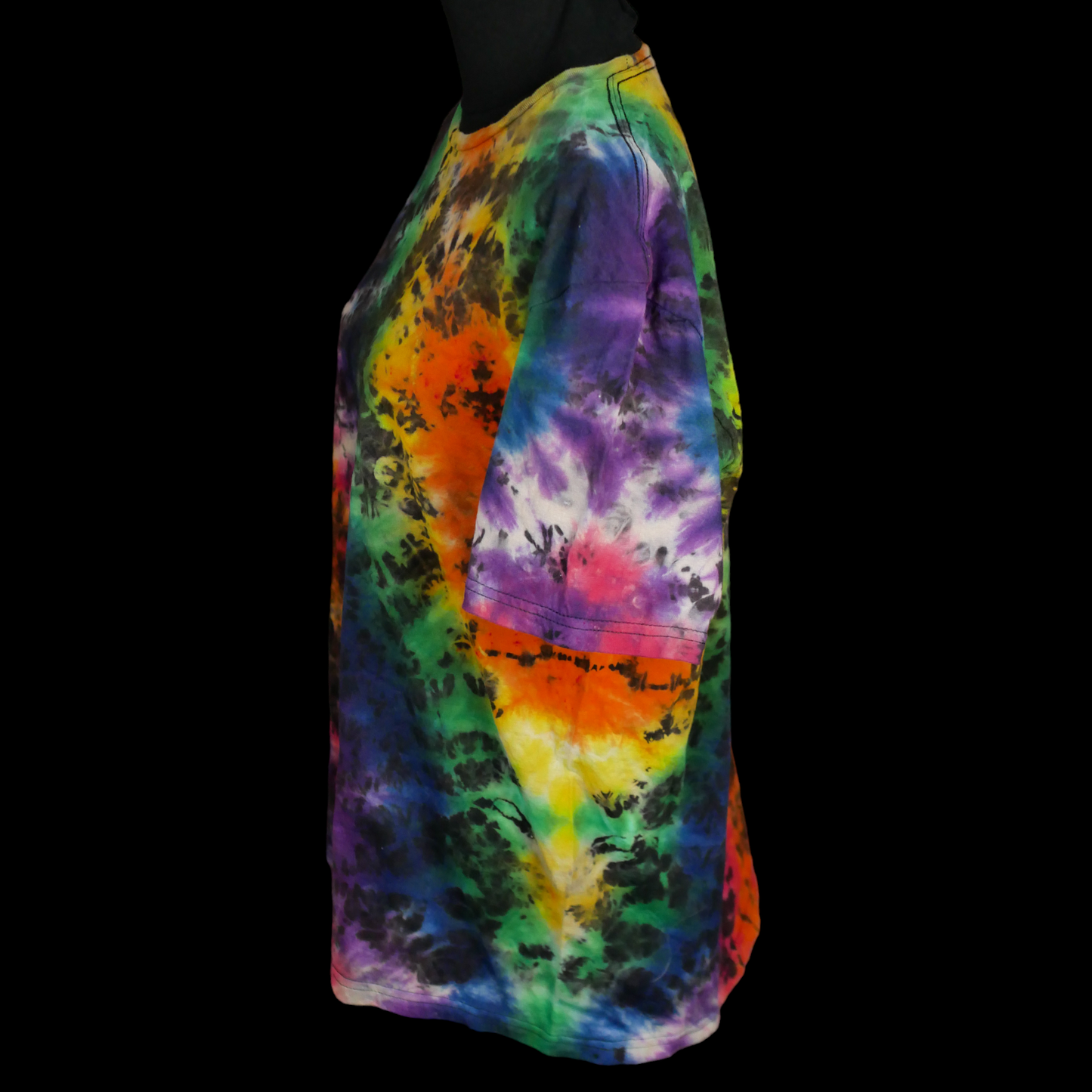 Hand Dyed T-shirt -- Rainbowcore -- Size X-Large -- Ready to Ship
