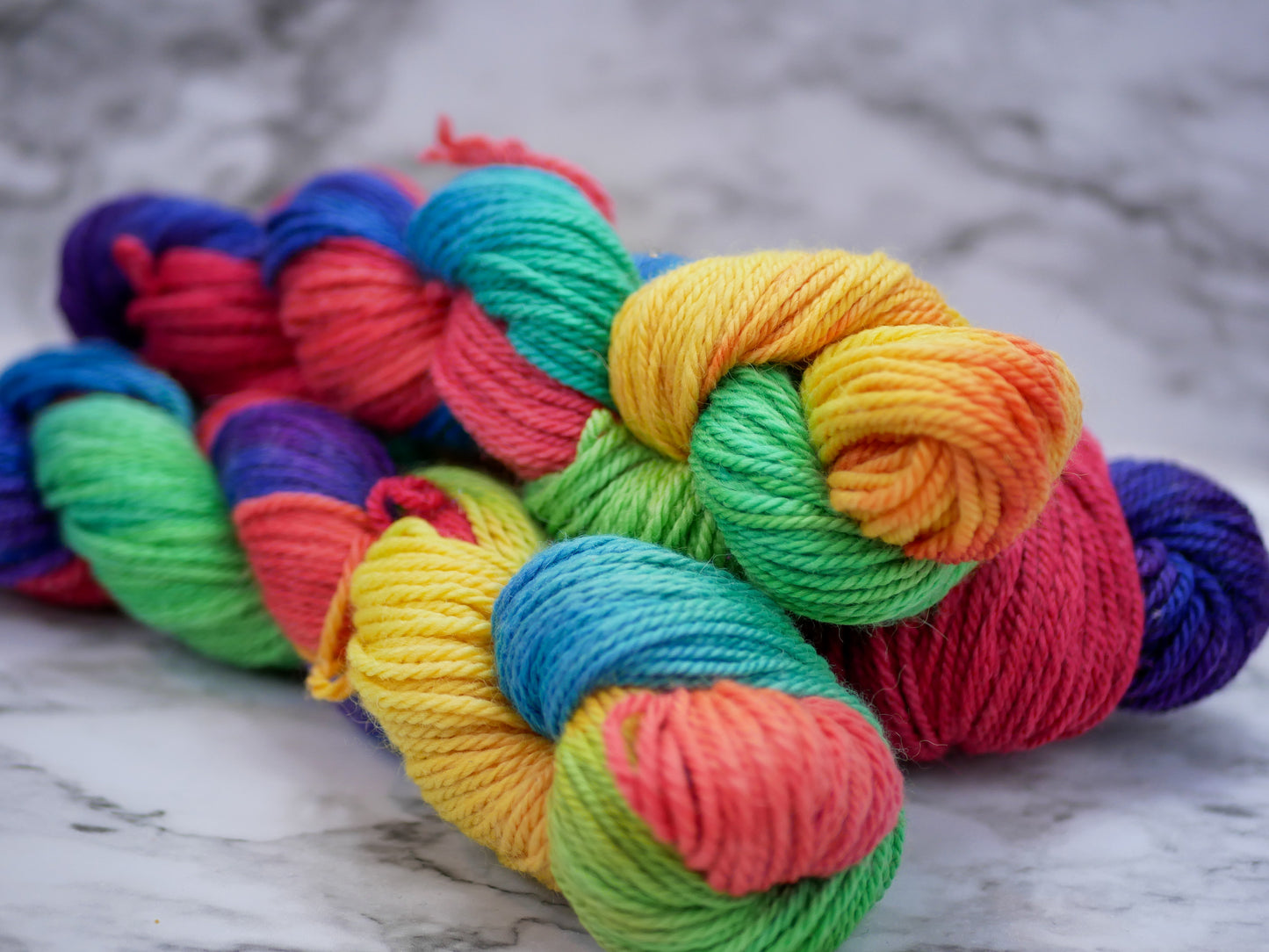 100g Skein - Handpainted Worsted/Aran weight Merino/Alpaca