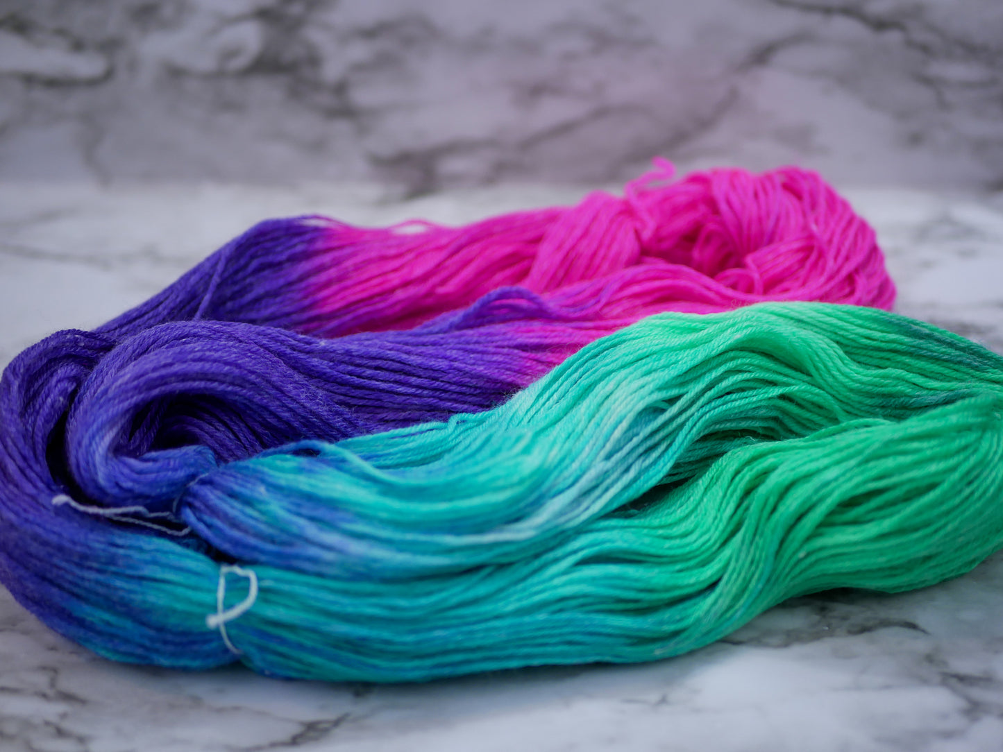 100g Skein - Handpainted 16/4Nm Merino/Bamboo Viscose - Dyed for pooling