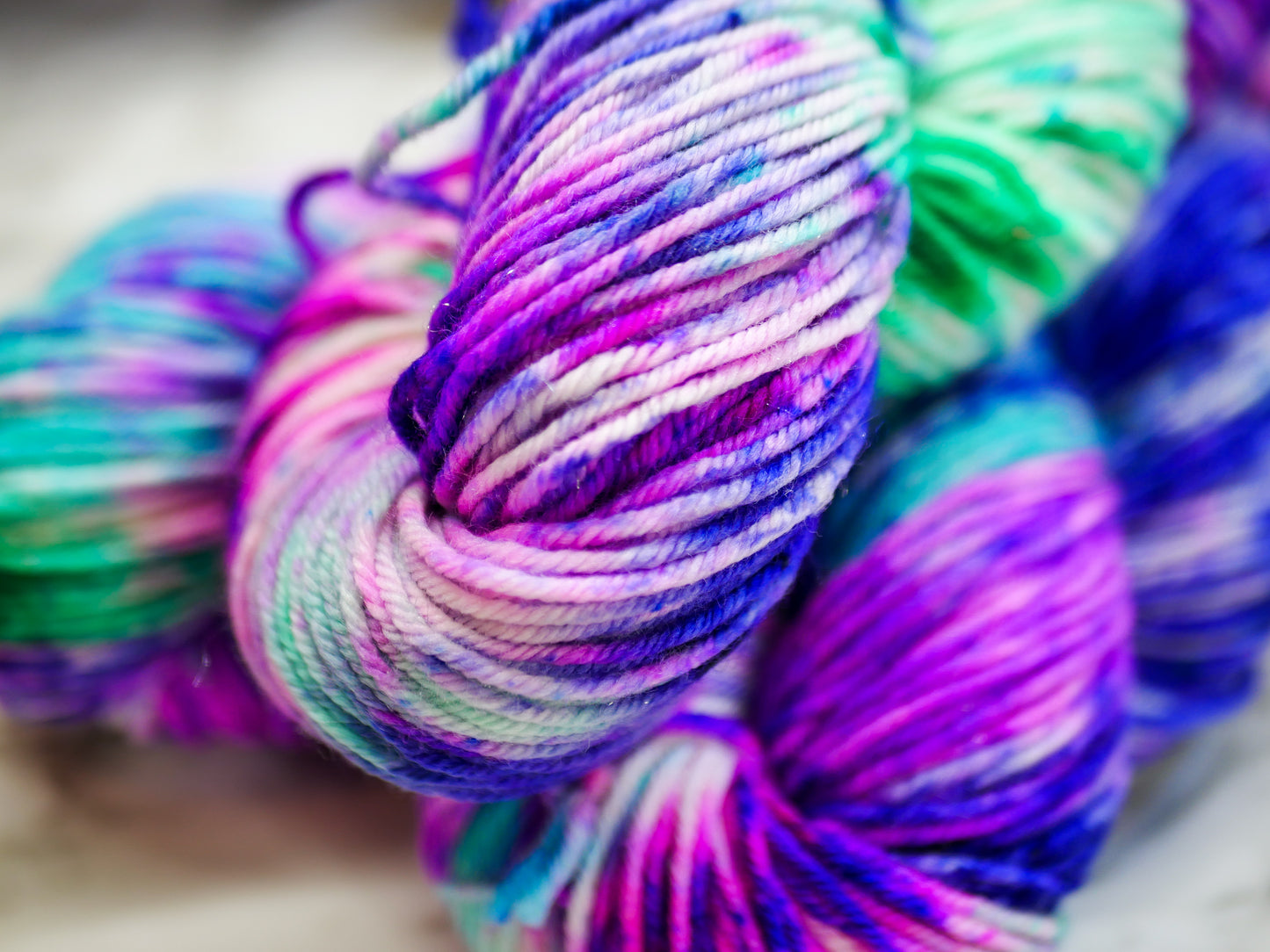 Handpainted DK Weight Merino/Nylon/Stellina - Party in the Back