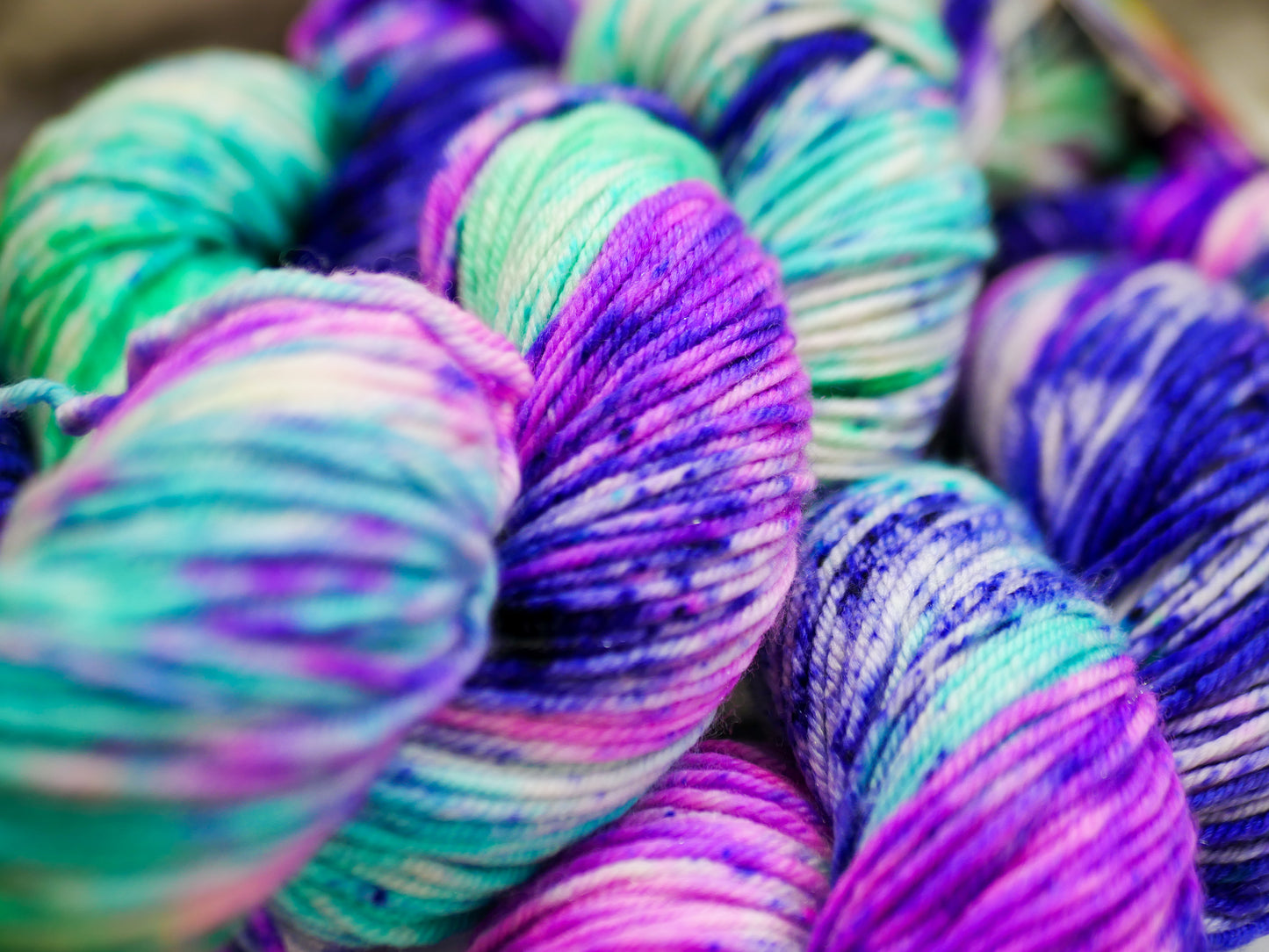 Handpainted DK Weight Merino/Nylon/Stellina - Party in the Back