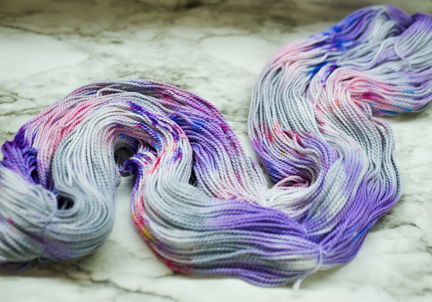 Handpainted 2-ply DK Weight Georgia Cotton Yarn - Kate