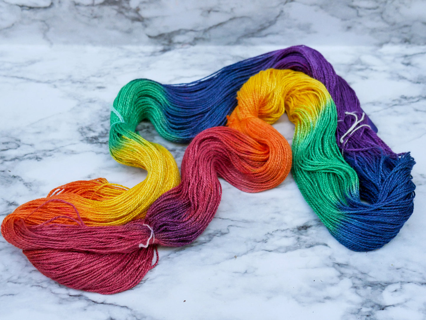 Handpainted 2-ply Sock/Fingering Weight Tussah Yarn - Introspectrum