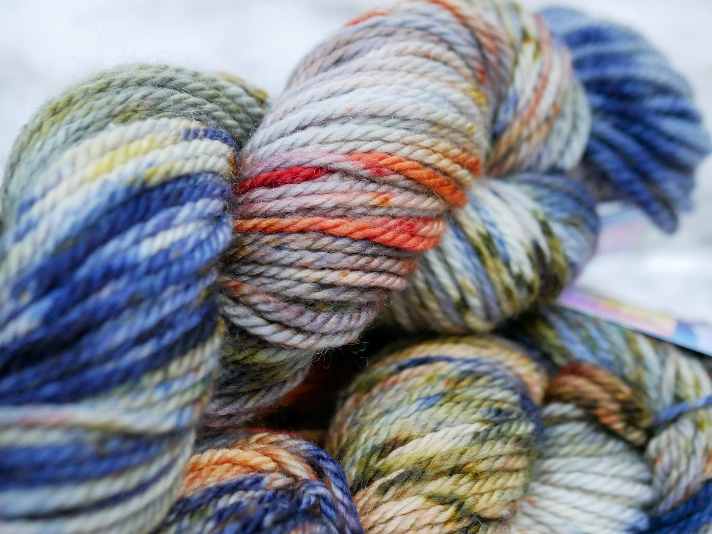 100g Skein - Handpainted Aran Weight Merino - Toadstool