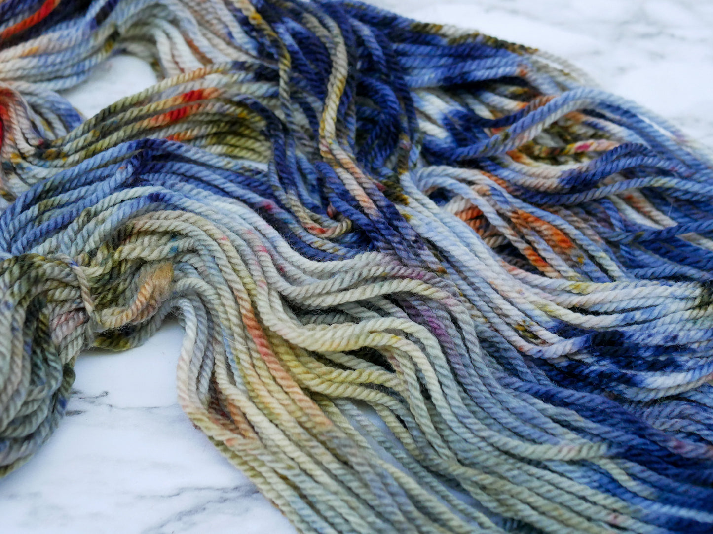 100g Skein - Handpainted Aran Weight Merino - Toadstool