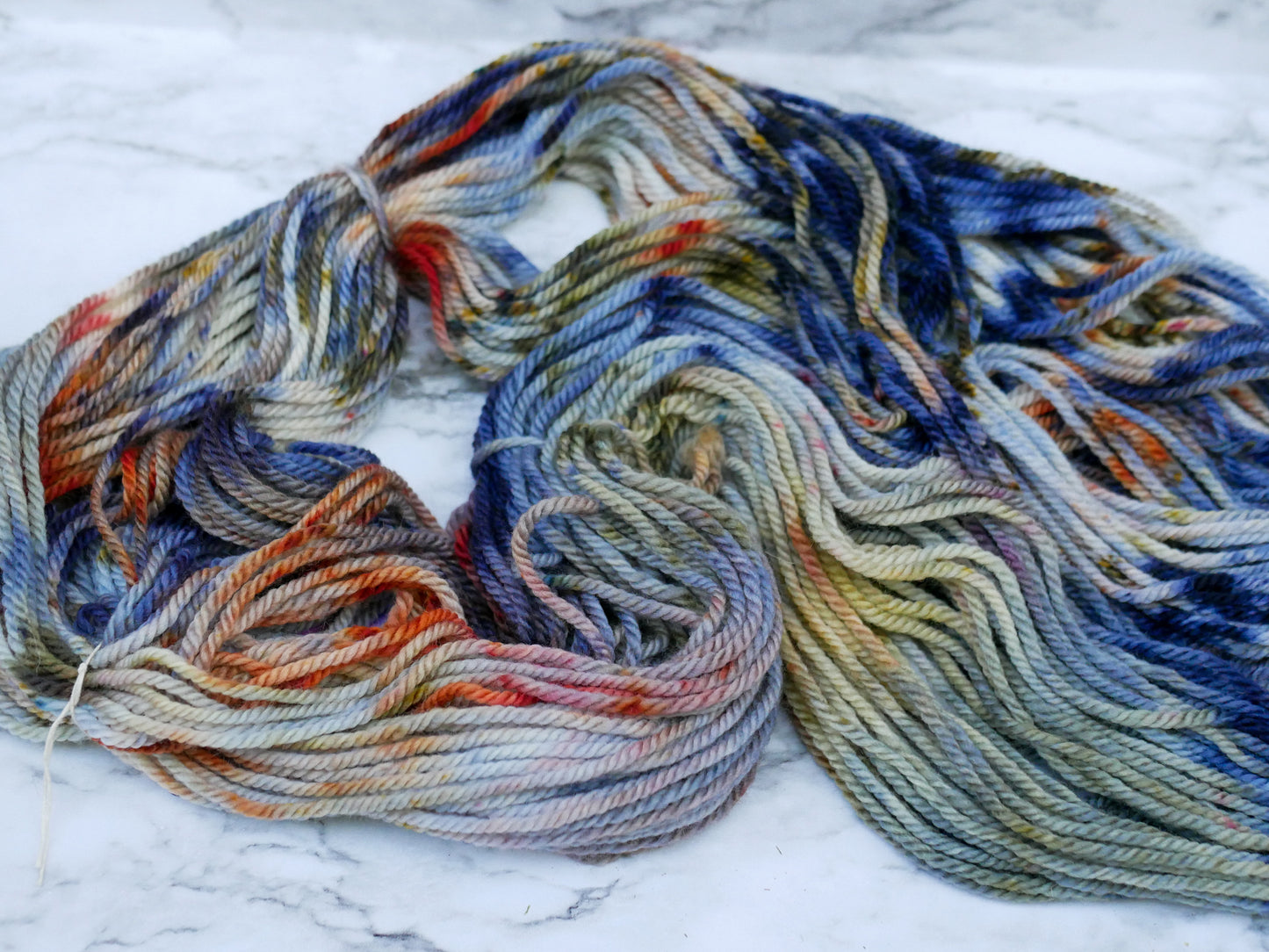 100g Skein - Handpainted Aran Weight Merino - Toadstool
