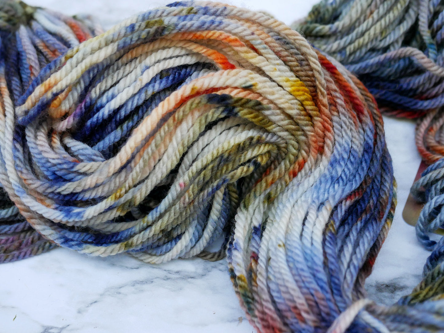 100g Skein - Handpainted Aran Weight Merino - Toadstool