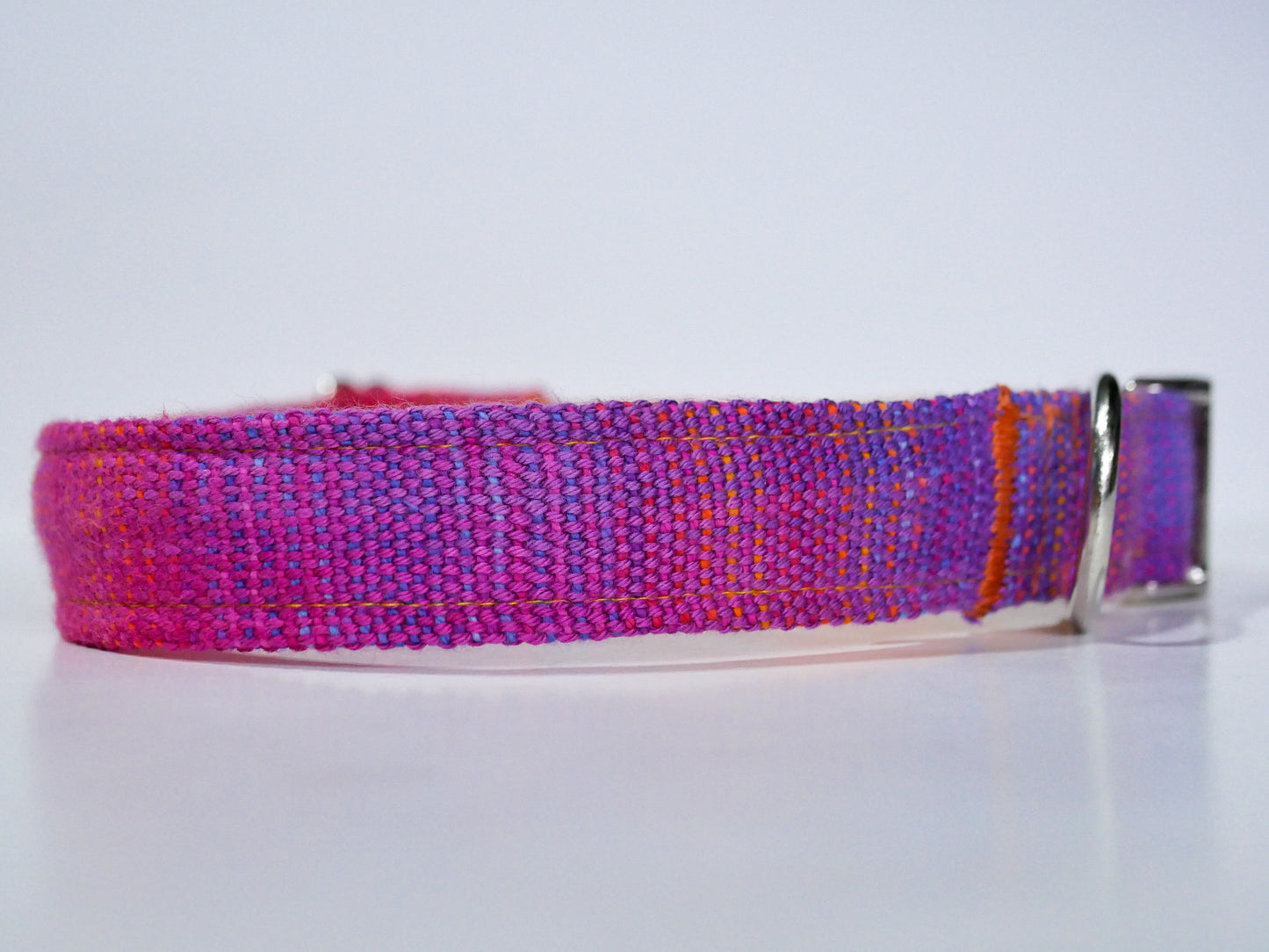 Handwoven Dog Collar - Extra Large - Ice Cream Phoenix