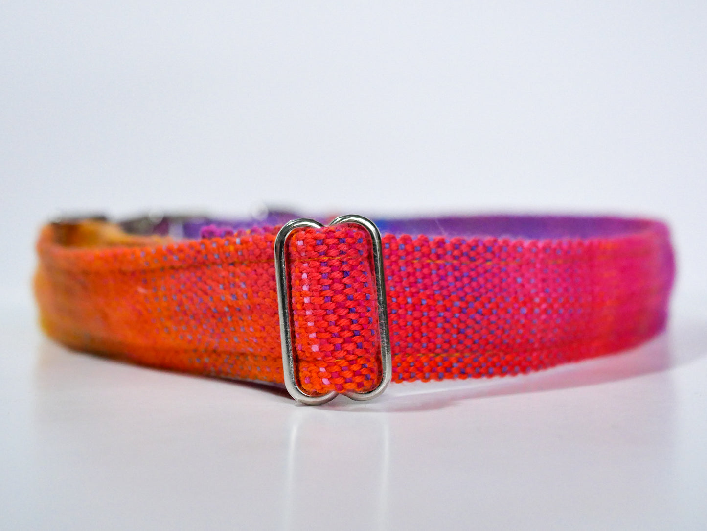 Handwoven Dog Collar - Extra Large - Ice Cream Phoenix