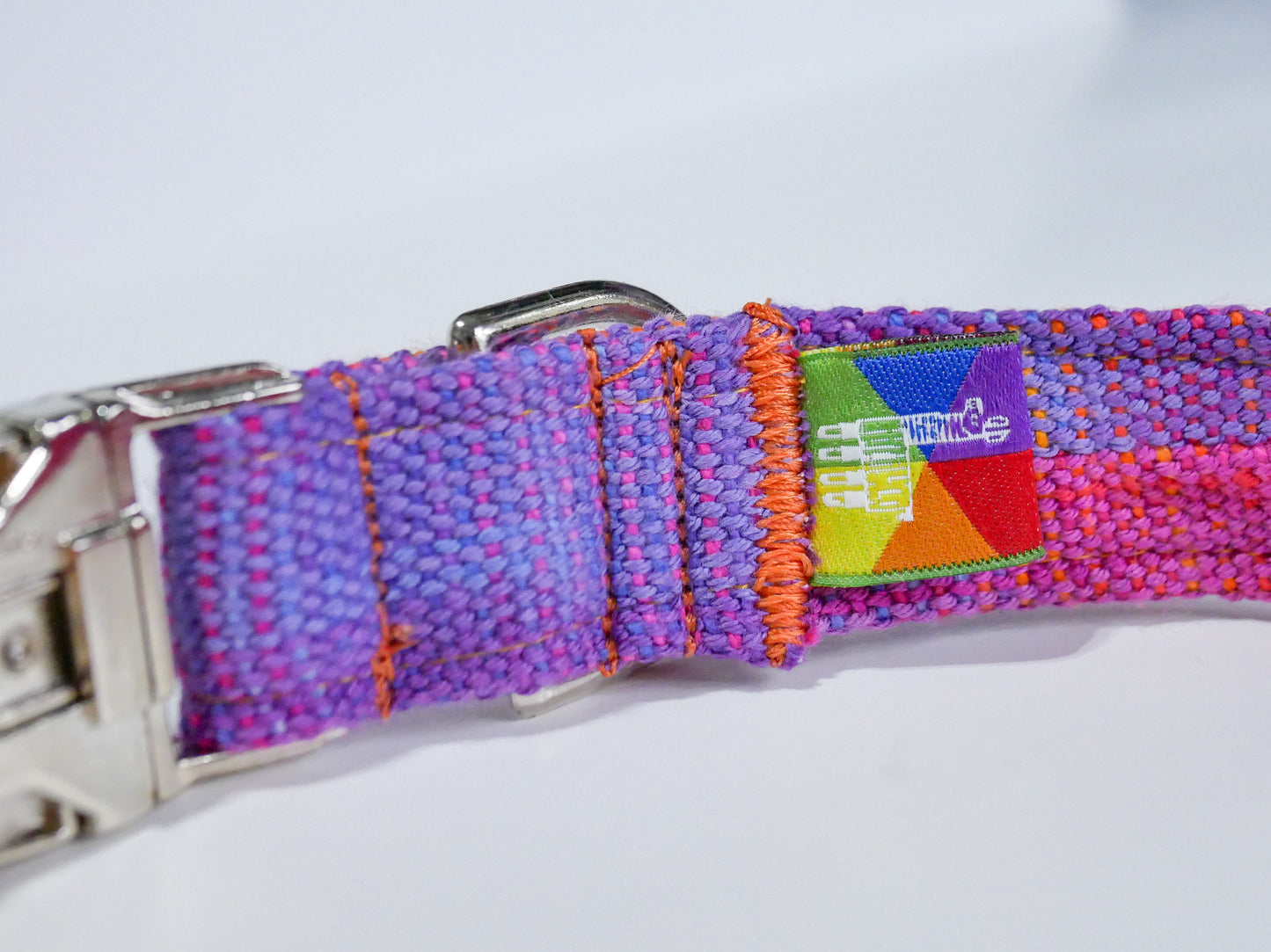 Handwoven Dog Collar - Extra Large - Ice Cream Phoenix