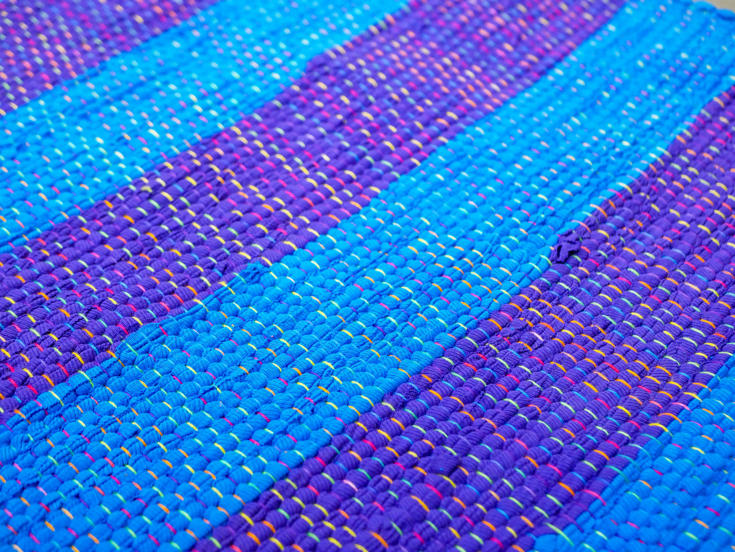 Rag rug - 23 inches x 38 inches