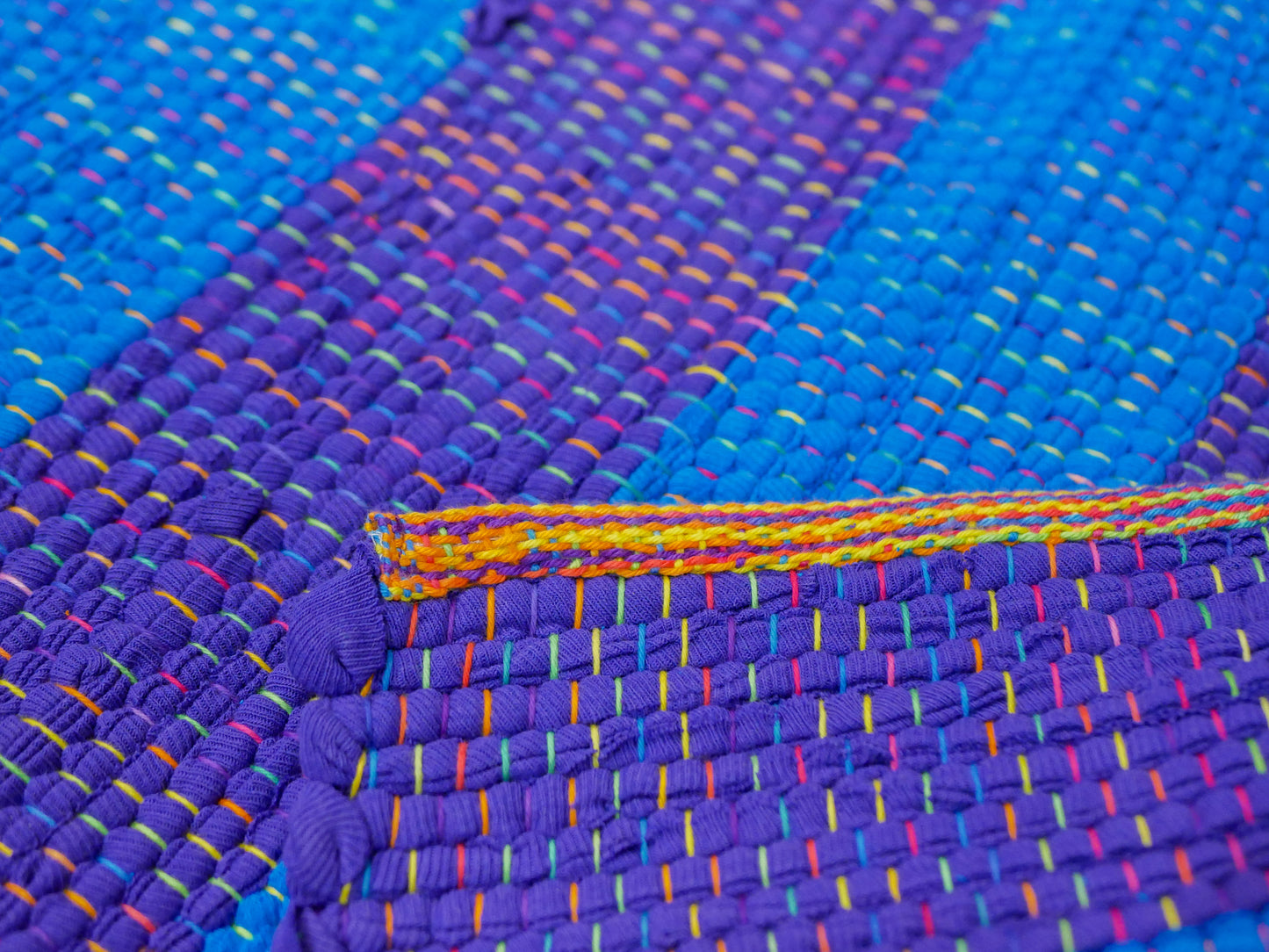 Rag rug - 23 inches x 38 inches