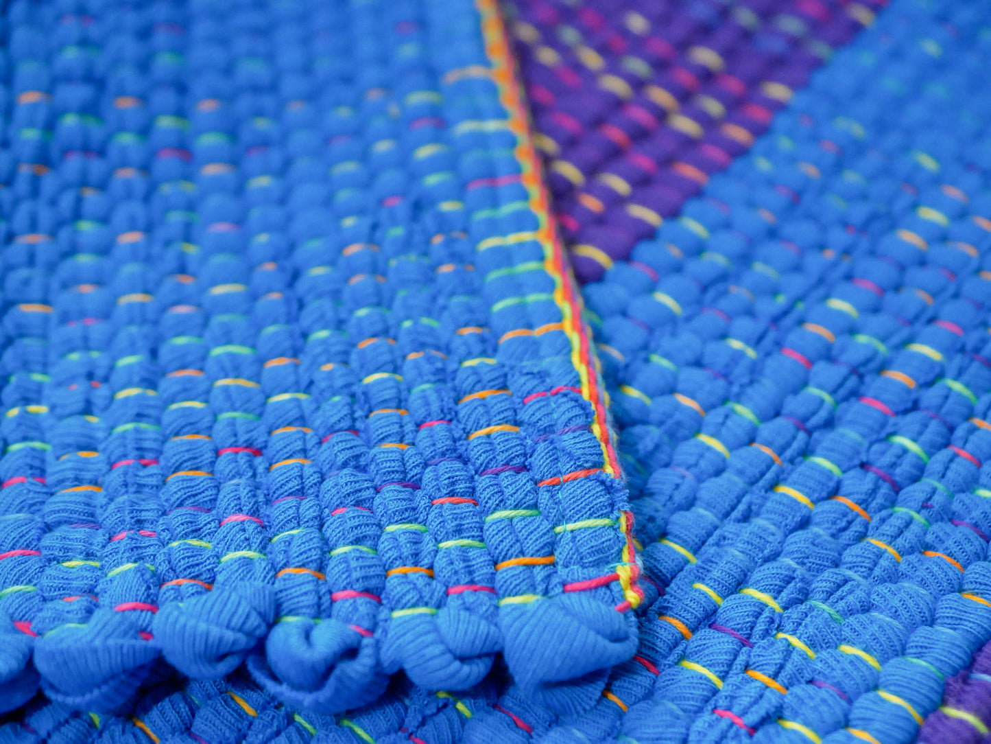 Rag rug - 23 inches x 38 inches