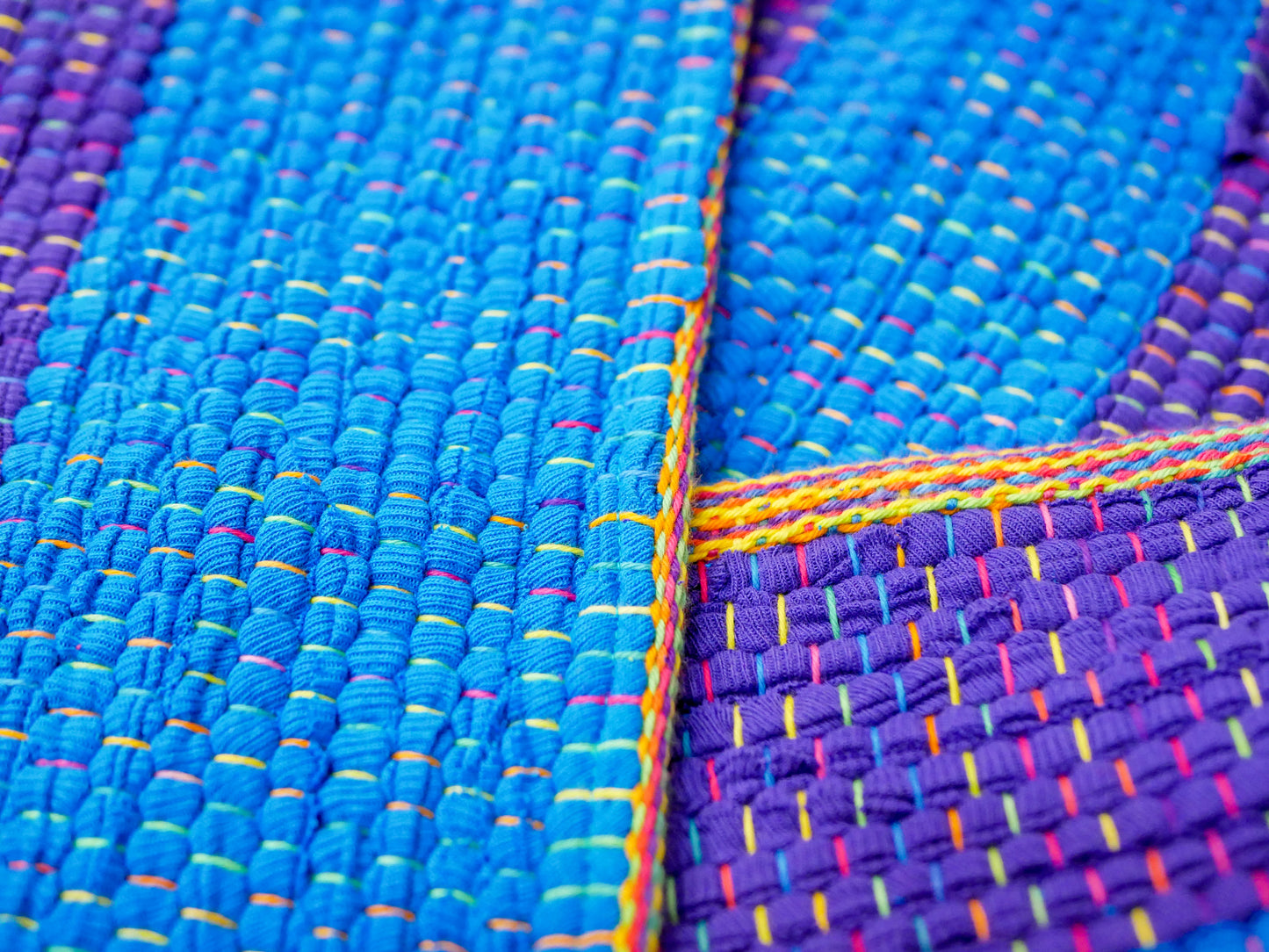Rag rug - 23 inches x 38 inches