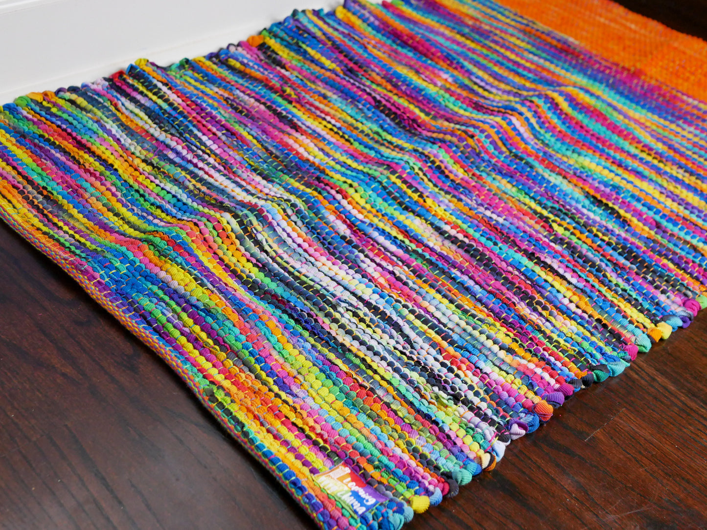 Rag rug - 23 inches x 36 inches